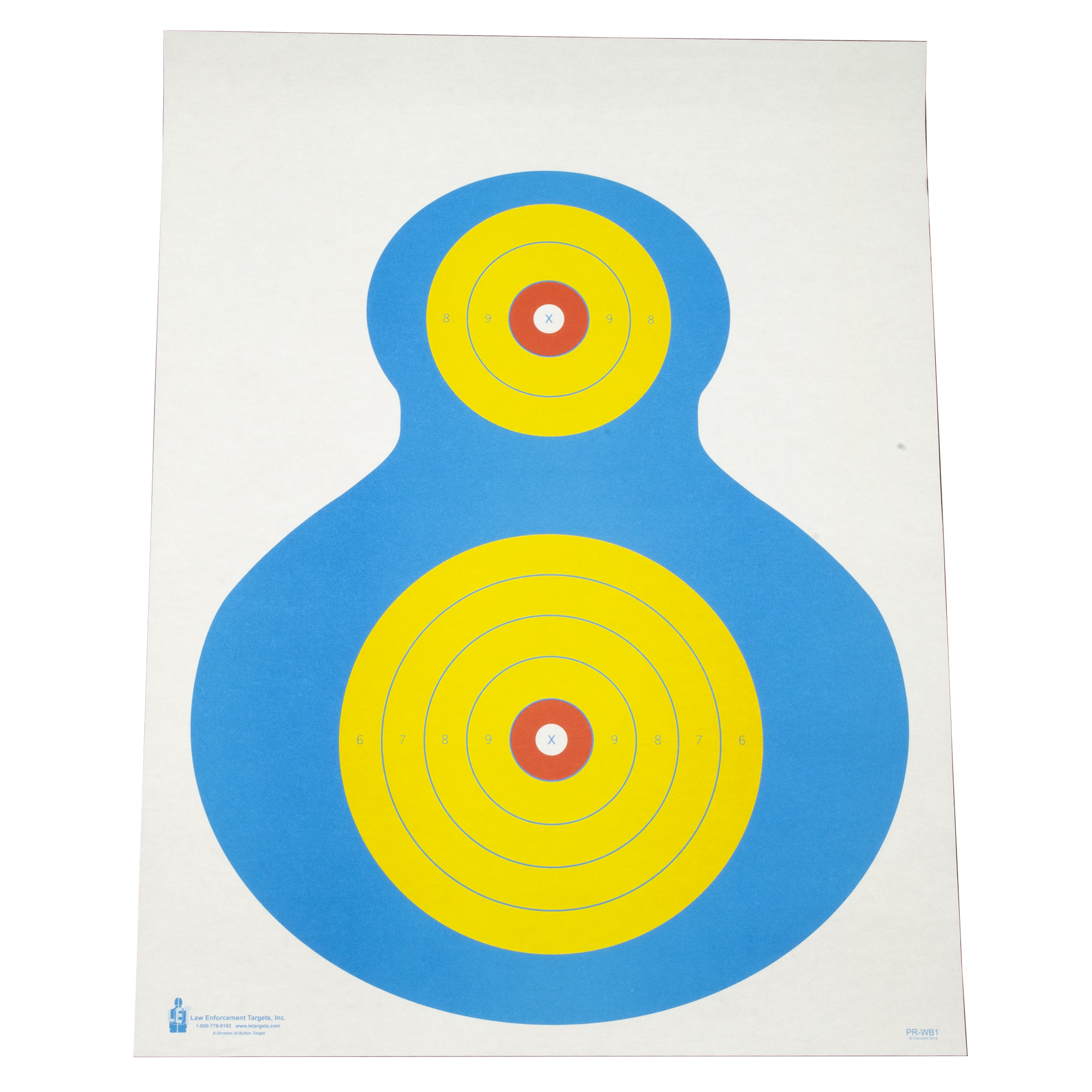 Action Target High Visibility Fluorescent Silhouette