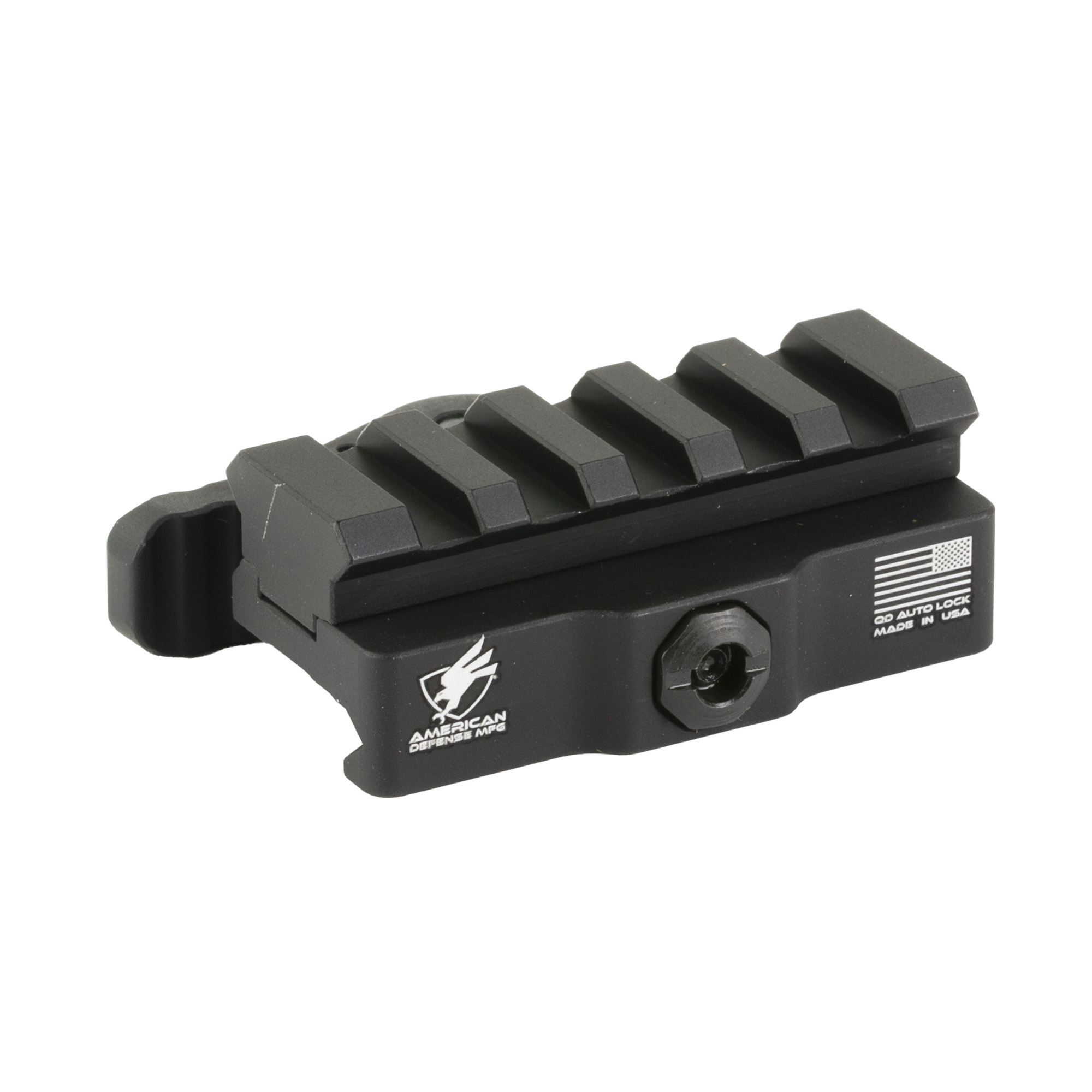 American Defense Mfg. (ADM) Picatinny Riser Mount – Black