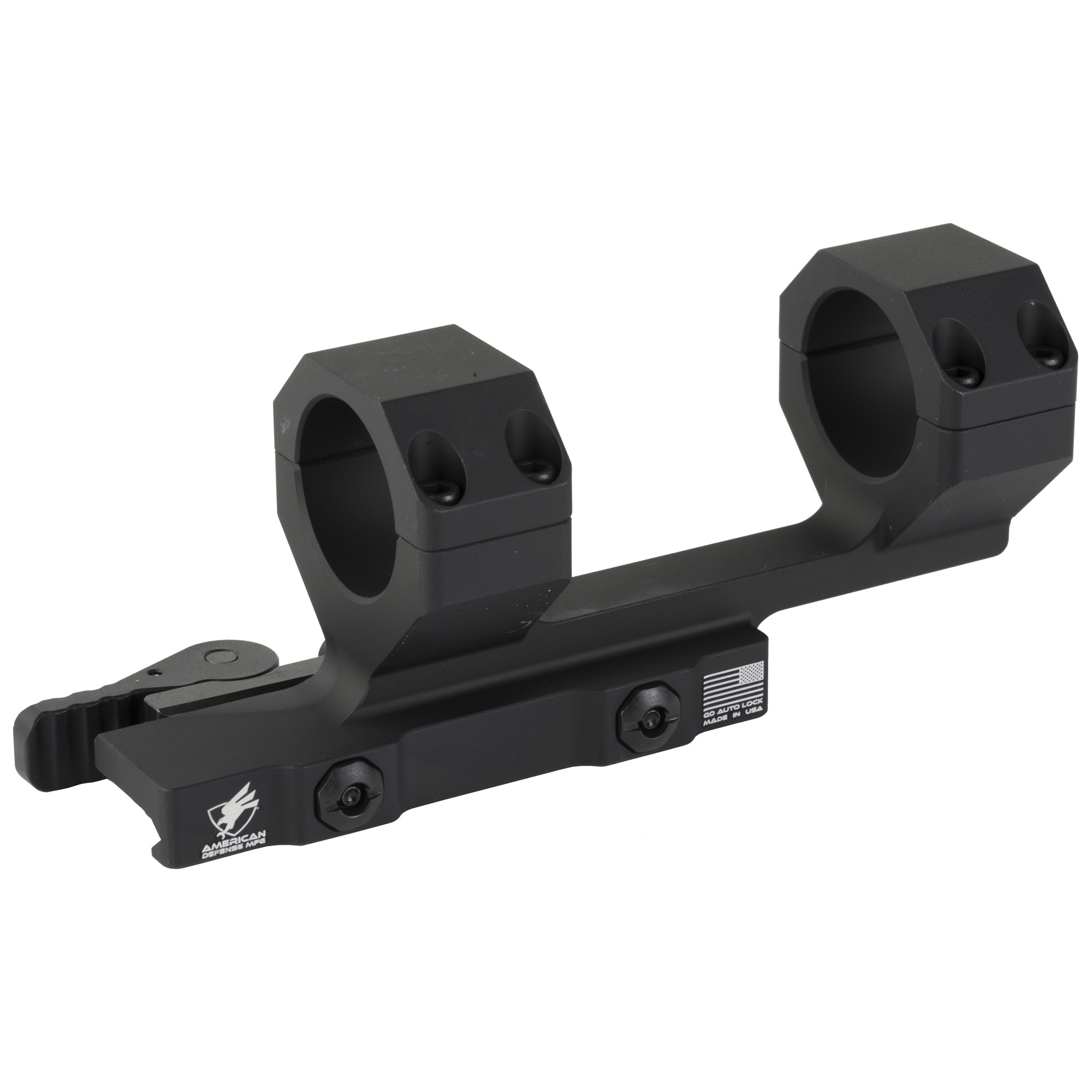 American Defense Mfg. (ADM) Picatinny AD-DELTA-C Mount 30mm – Black