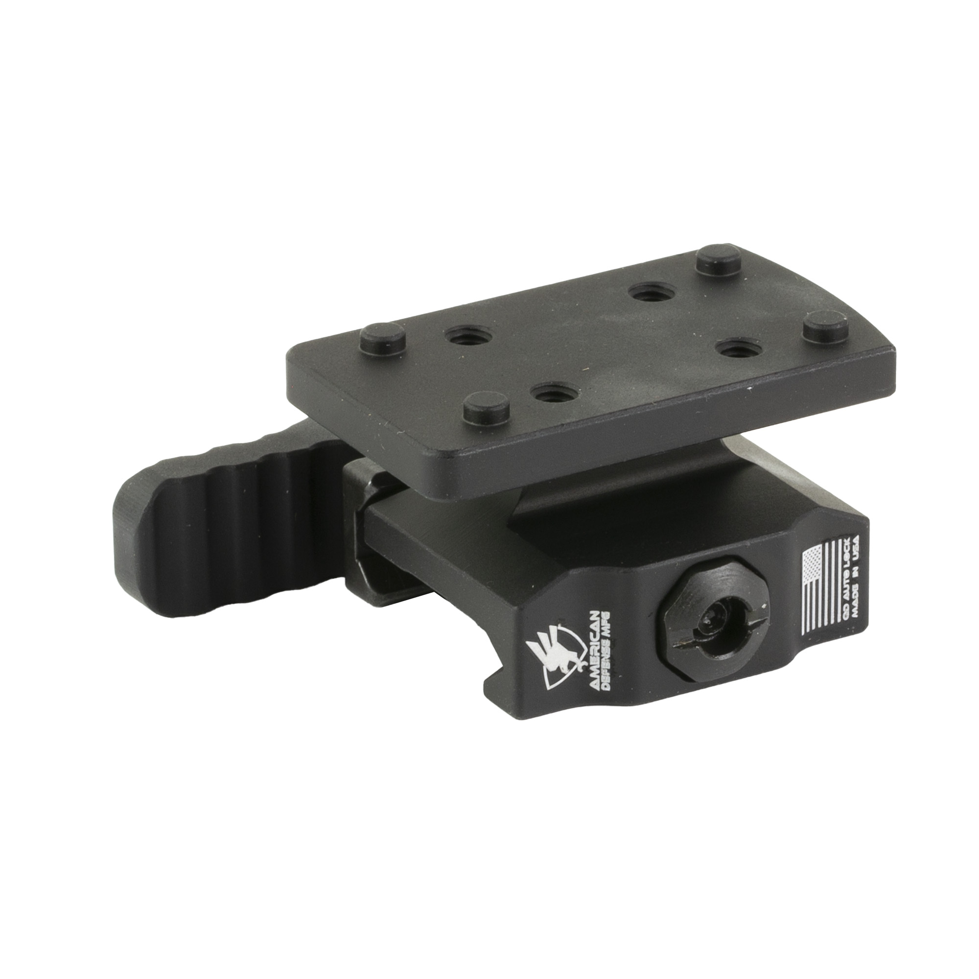 American Defense Mfg. (ADM) RMSc Footprint Lightweight TR Mount Co-Witness – Black