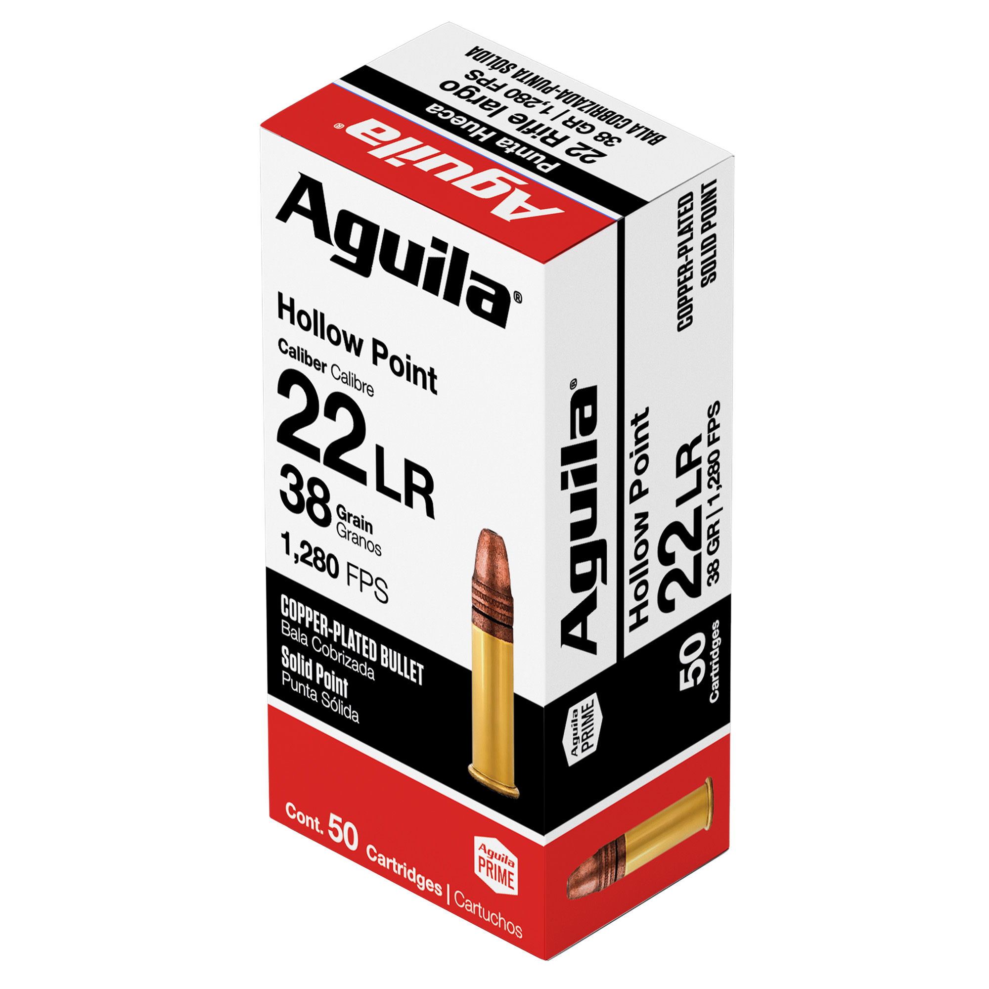 Aguila Rimfire 22 LR 38gr Hollow Point – 50rd