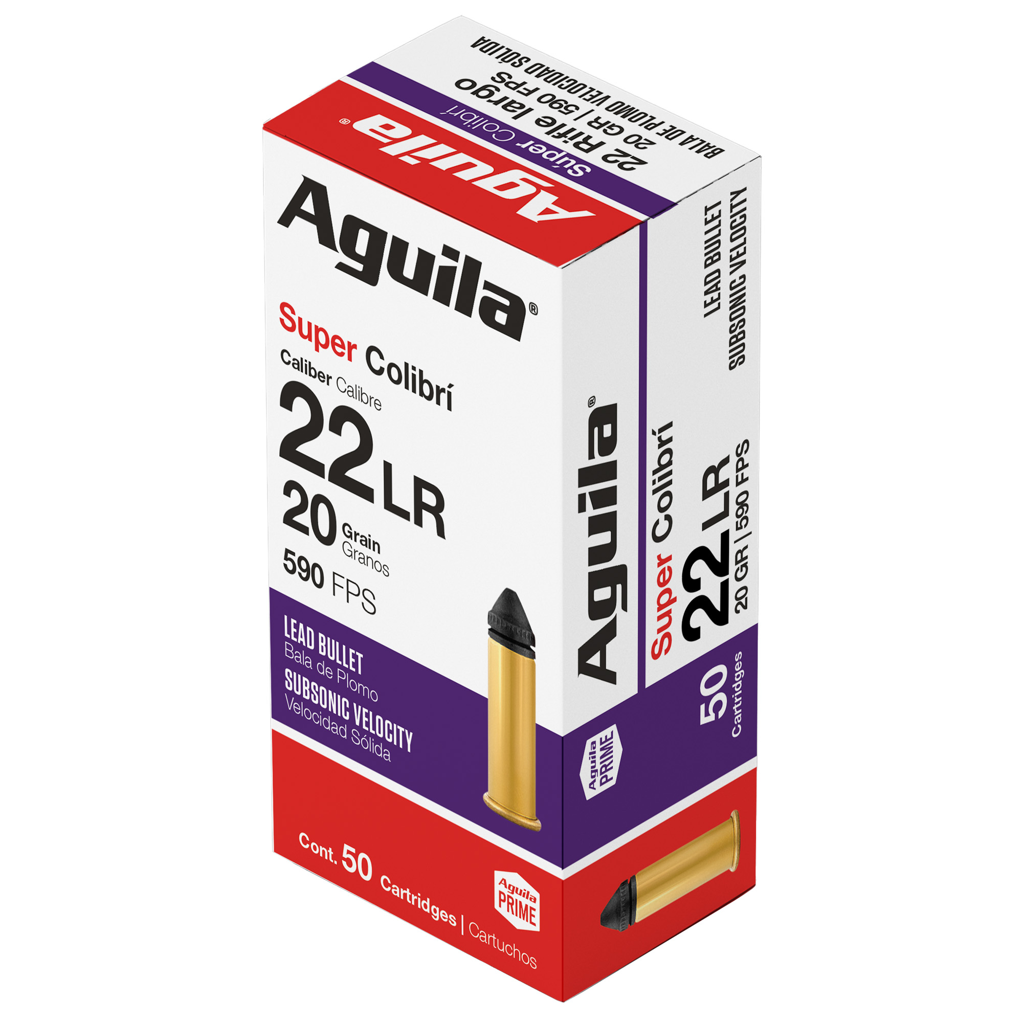 Aguila Super Colibri 22 LR 20gr Solid Point – 50rd