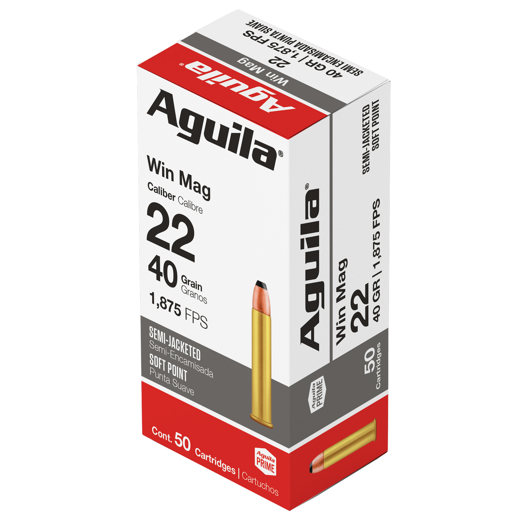 Aguila Rimfire 22 WMR 40gr Soft Point – 50rd