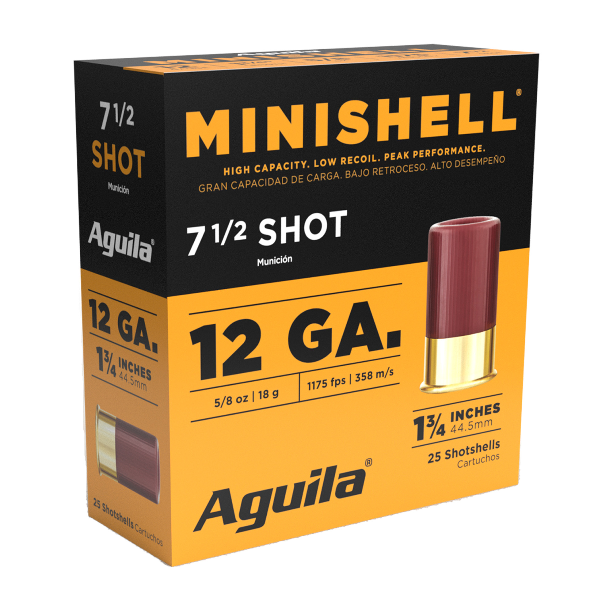 Aguila Minishell 12 Gauge 1.75″ #7.5 Shotshell – 25rd