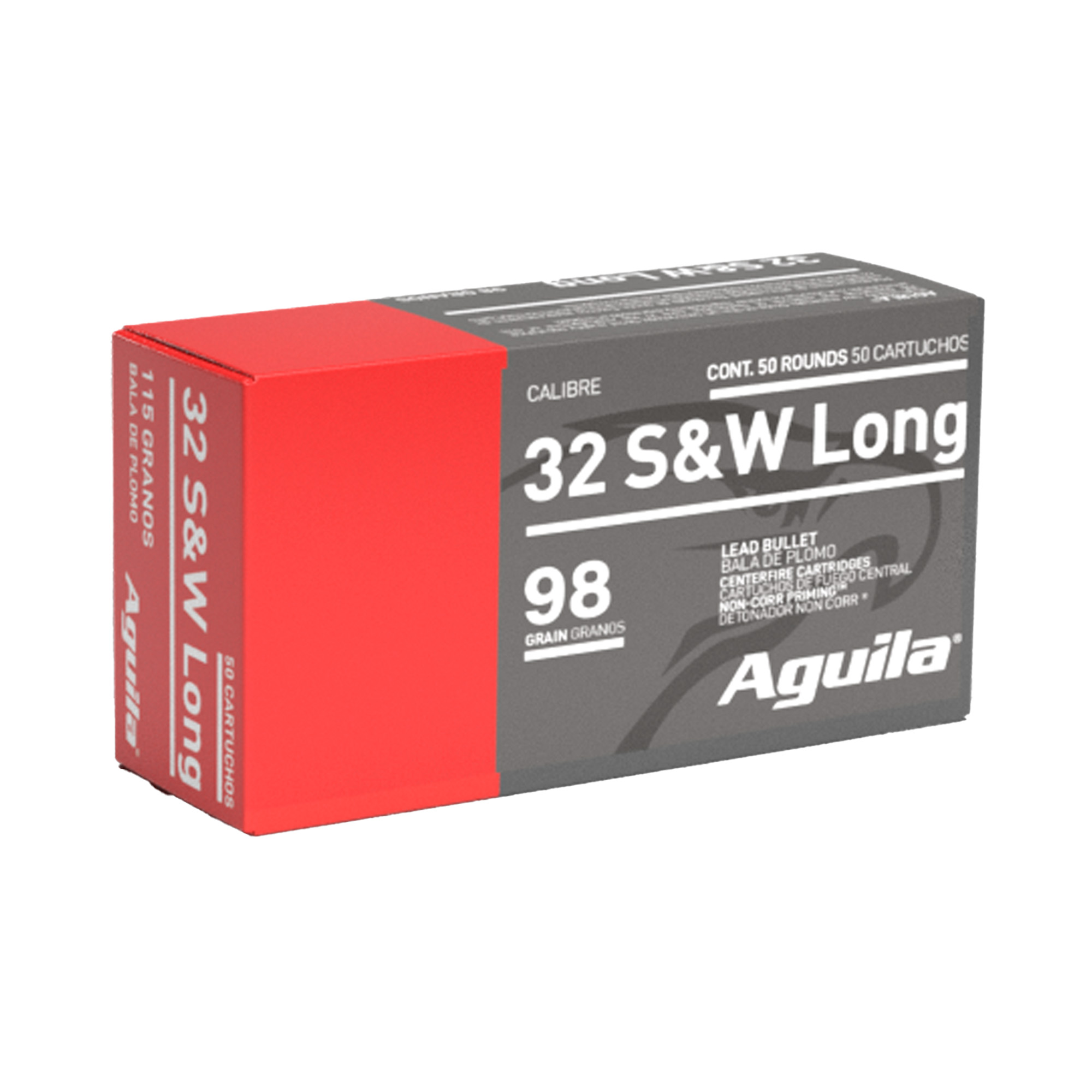 Aguila Pistol 32 S&W Long 98gr Solid Point – 50rd