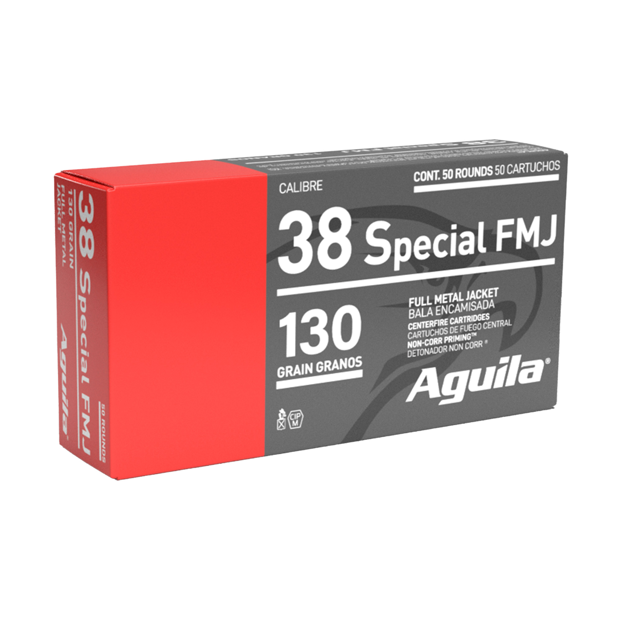 Aguila Pistol 38 Special 130gr Full Metal Jacket – 50rd