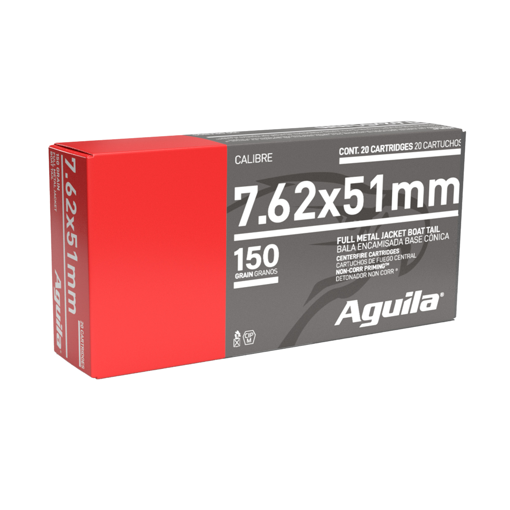 Aguila Rifle 7.62 NATO 150gr Full Metal Jacket – 20rd