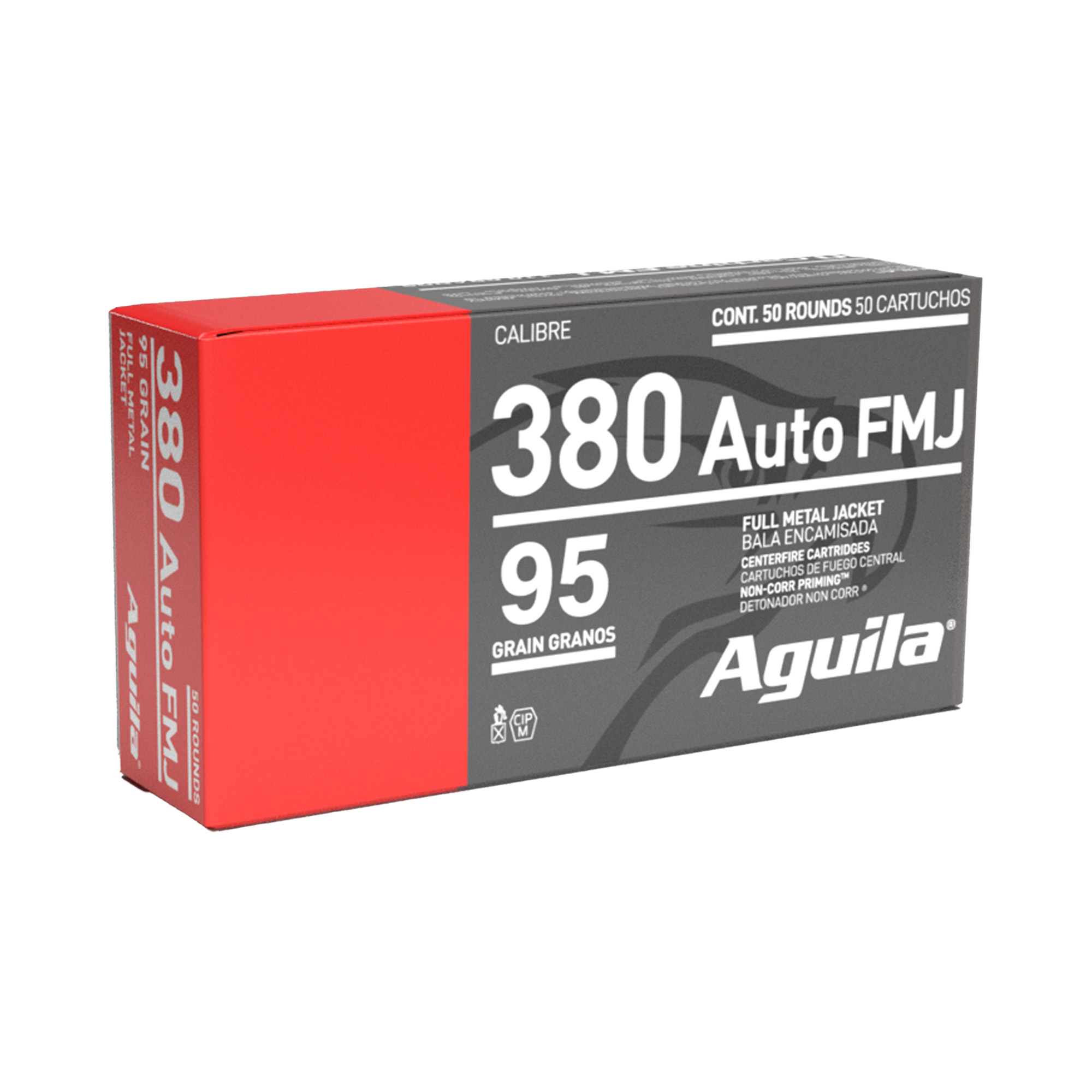 Aguila Pistol 380 ACP 95gr Full Metal Jacket – 50rd