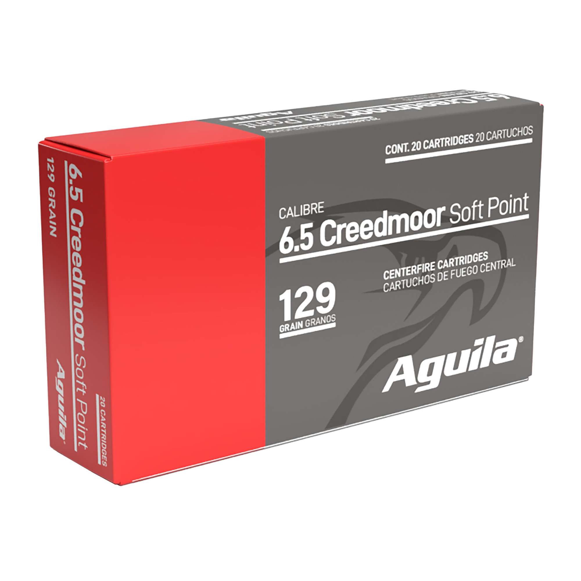 Aguila Rifle 6.5 Creedmoor 129gr Soft Point – 20rd