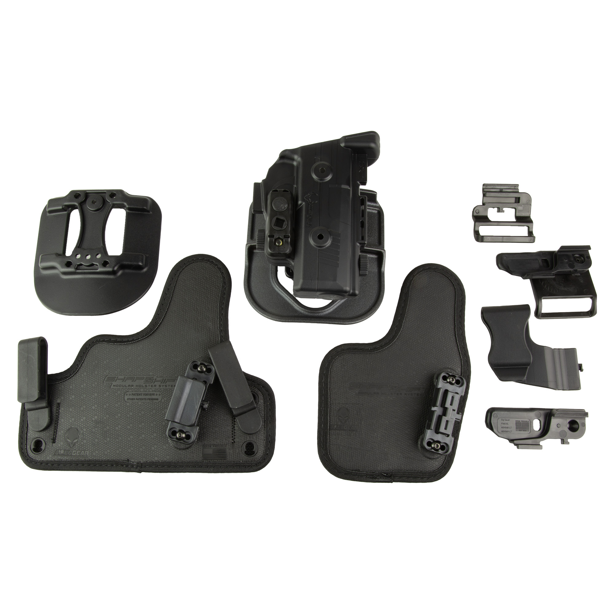 Alien Gear Holsters Sig P365XL ShapeShift Modular Holster System Core Carry Pack Right Hand – Black