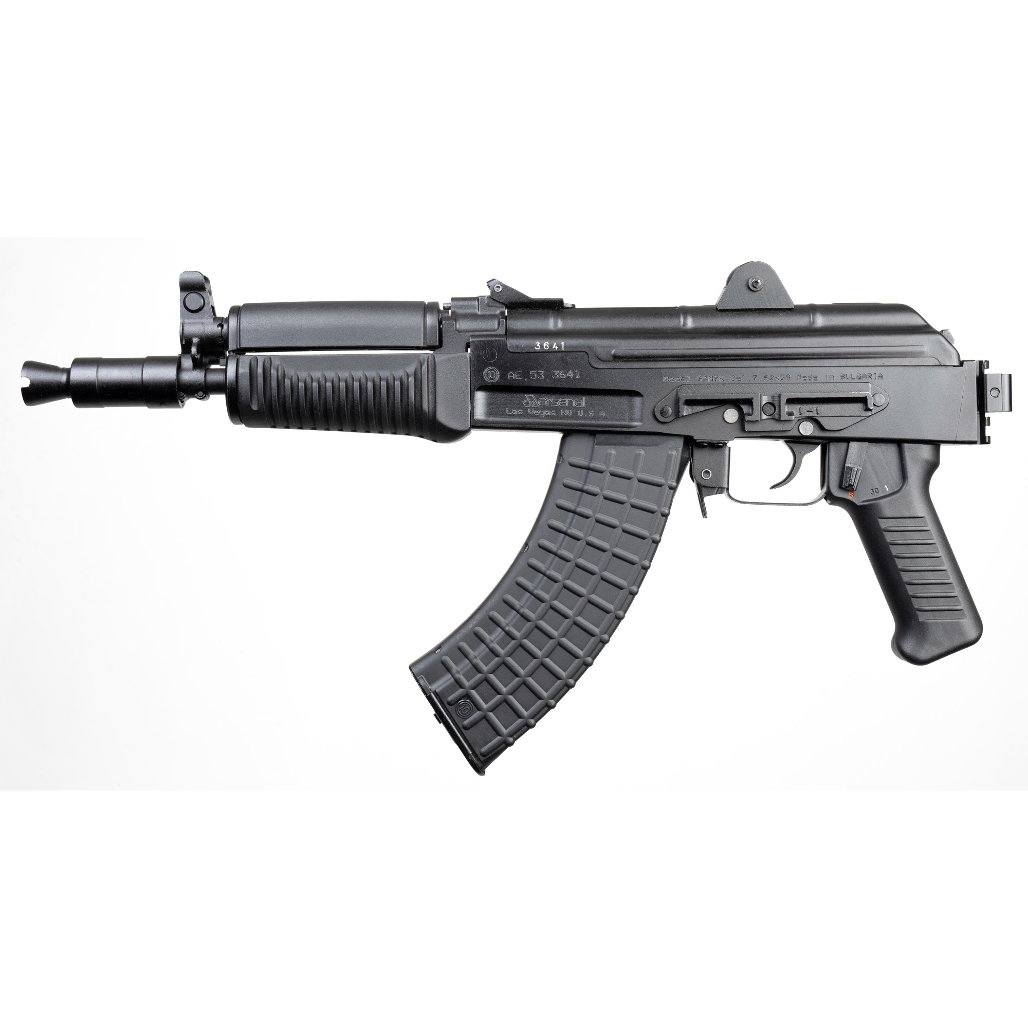 Arsenal SAM7K AK 8.5″ 7.62×39 5rd Adjustable Sights – Black