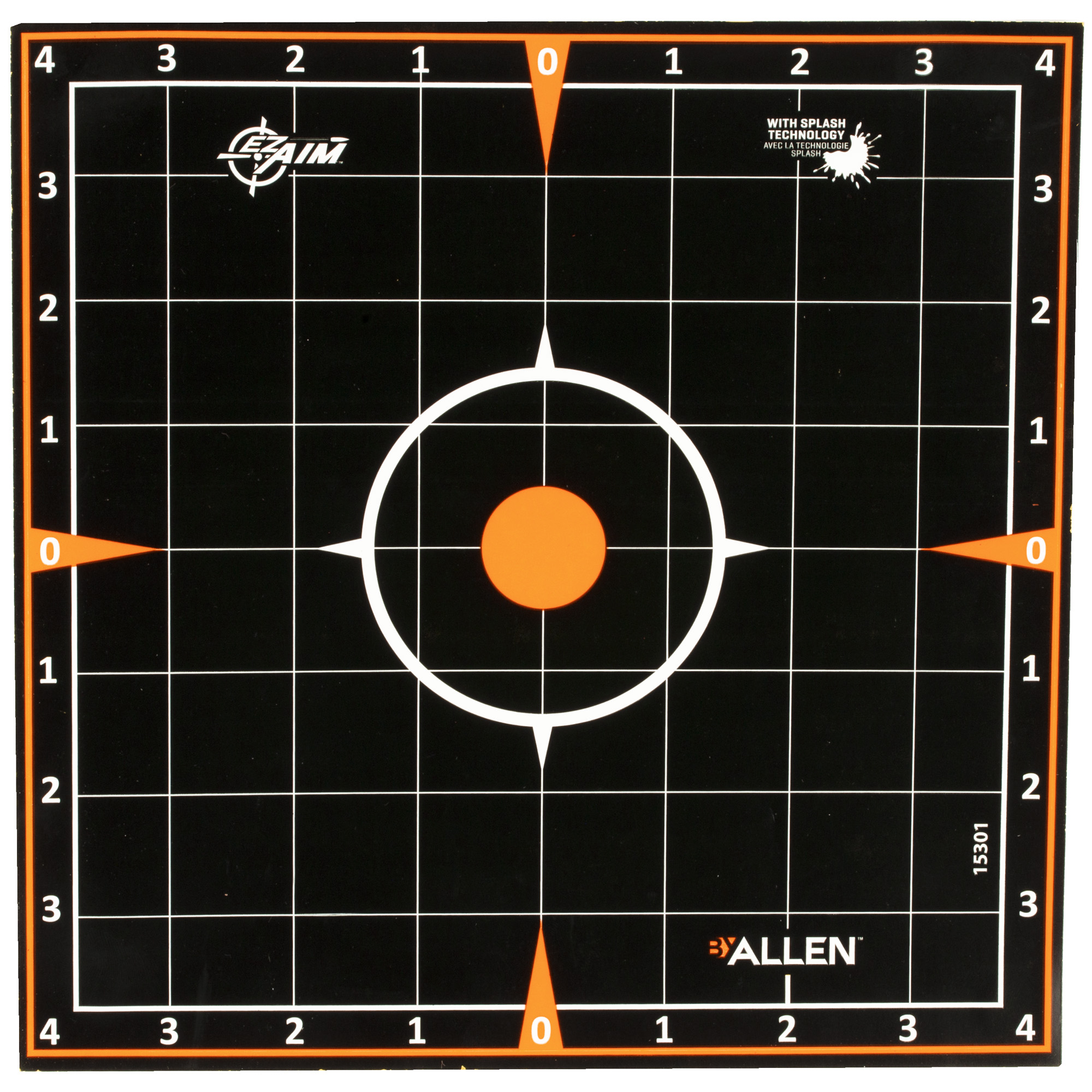 Allen Company EZ AIM Adhesive Sight-In 8″x8″