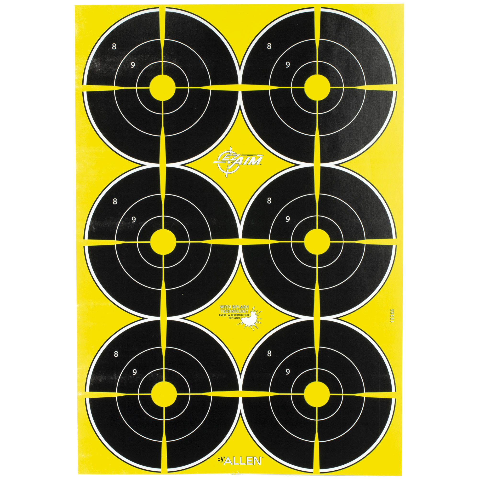 Allen Company EZ AIM Non-Adhesive 6″ – 8 Targets