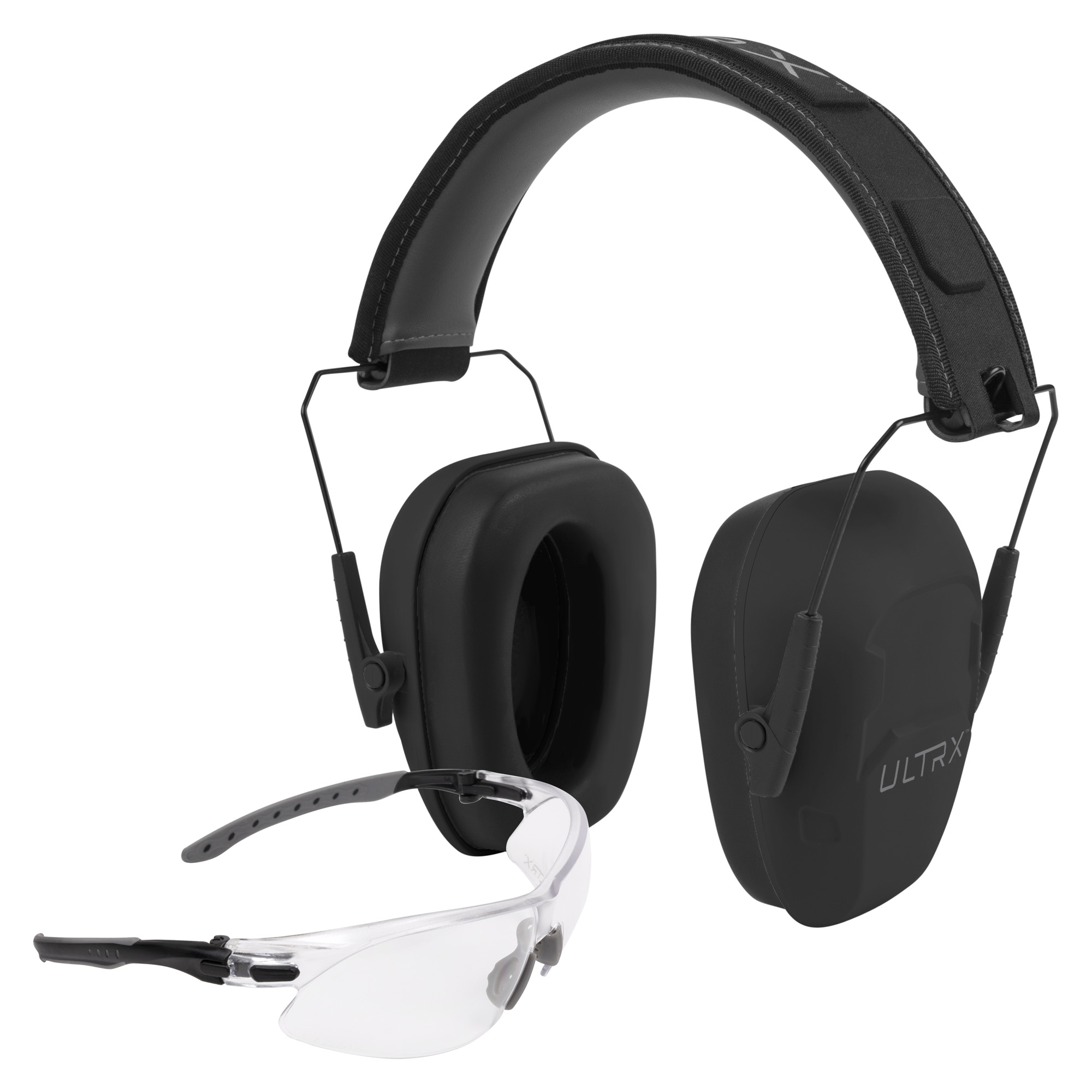 Allen Company ULTRX Hearing and Eye Combo Earmuff – 1 – Gray