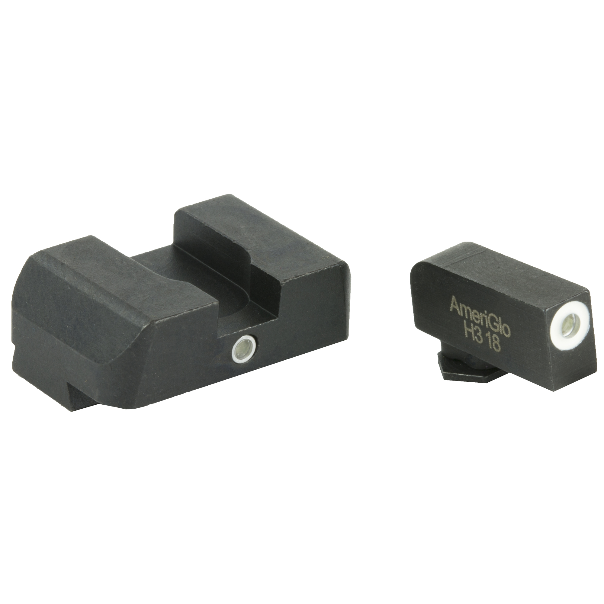 AmeriGlo Glock 20/21/29/30/31/32/36 I-Dot Sight 2 Dot – Green, White Outline