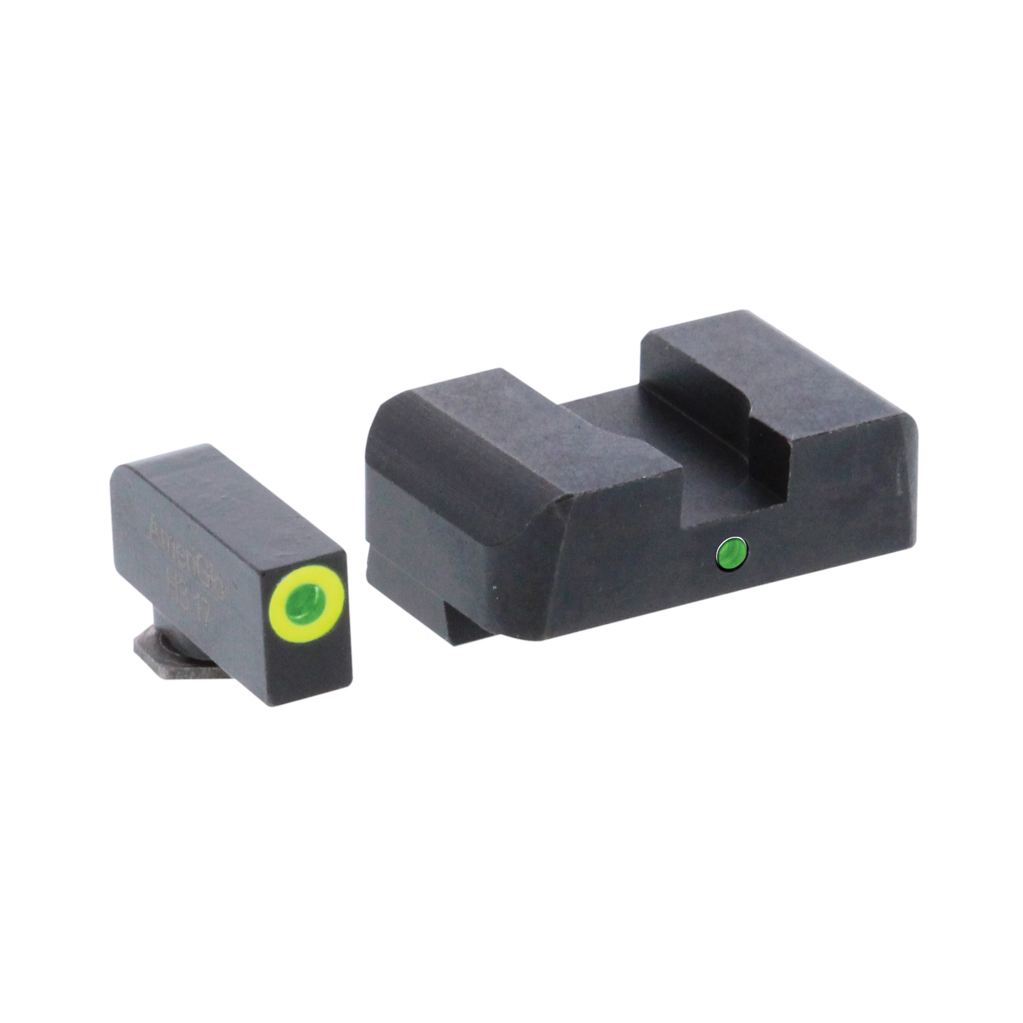 AmeriGlo Glock 17/17L/19/22/23/24/26/27/33/34/35/38/39 Pro I-Dot Sight 2 Dot – Green, Green