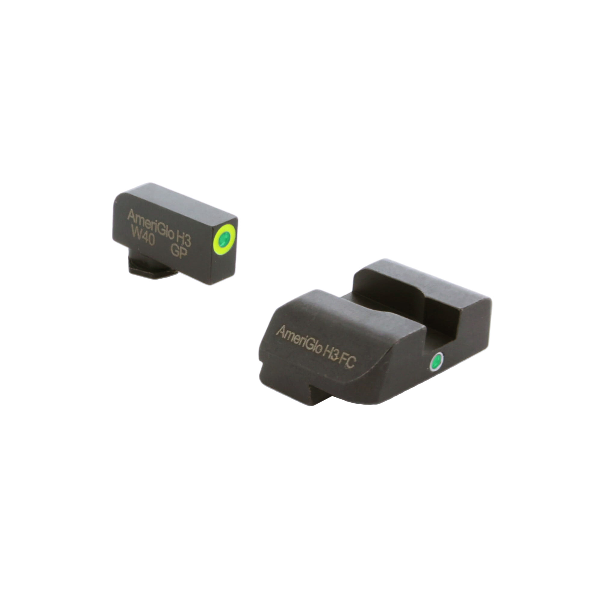 AmeriGlo Glock Generation 5 9mm/.40 I-Dot Night Sight – Green, Green