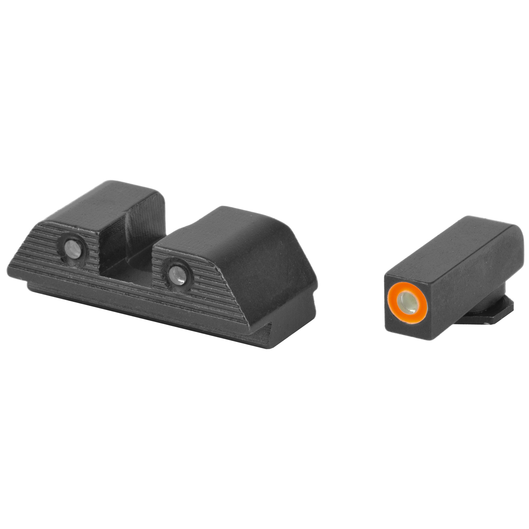 AmeriGlo Glock 20/21/29/30/31/32/36 Trooper Sight – Green with Orange Outline Front, Green Rear