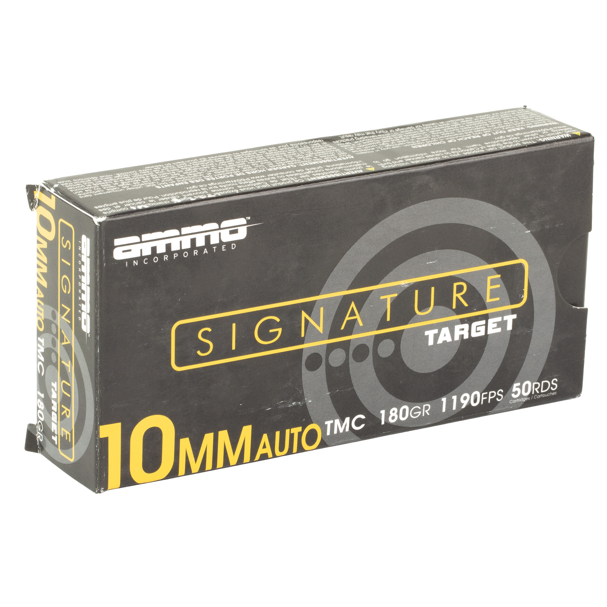 Ammo Inc Signature Target 10mm 180gr Total Metal Coating – 50rd