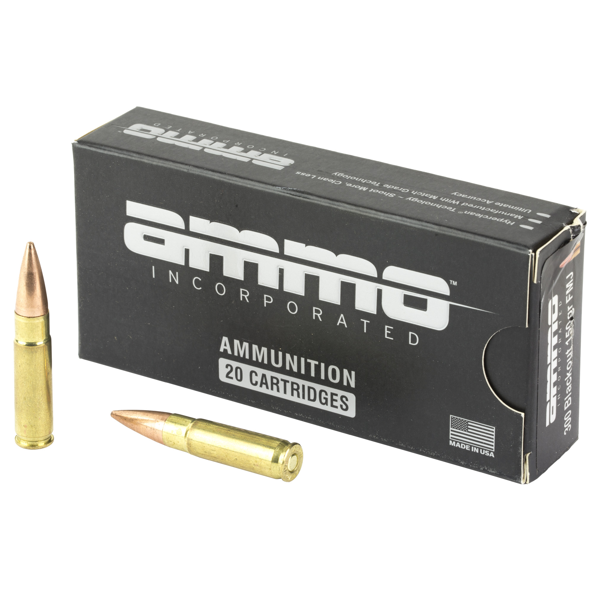 Ammo Inc Signature 300 Blackout 150gr Full Metal Jacket – 20rd