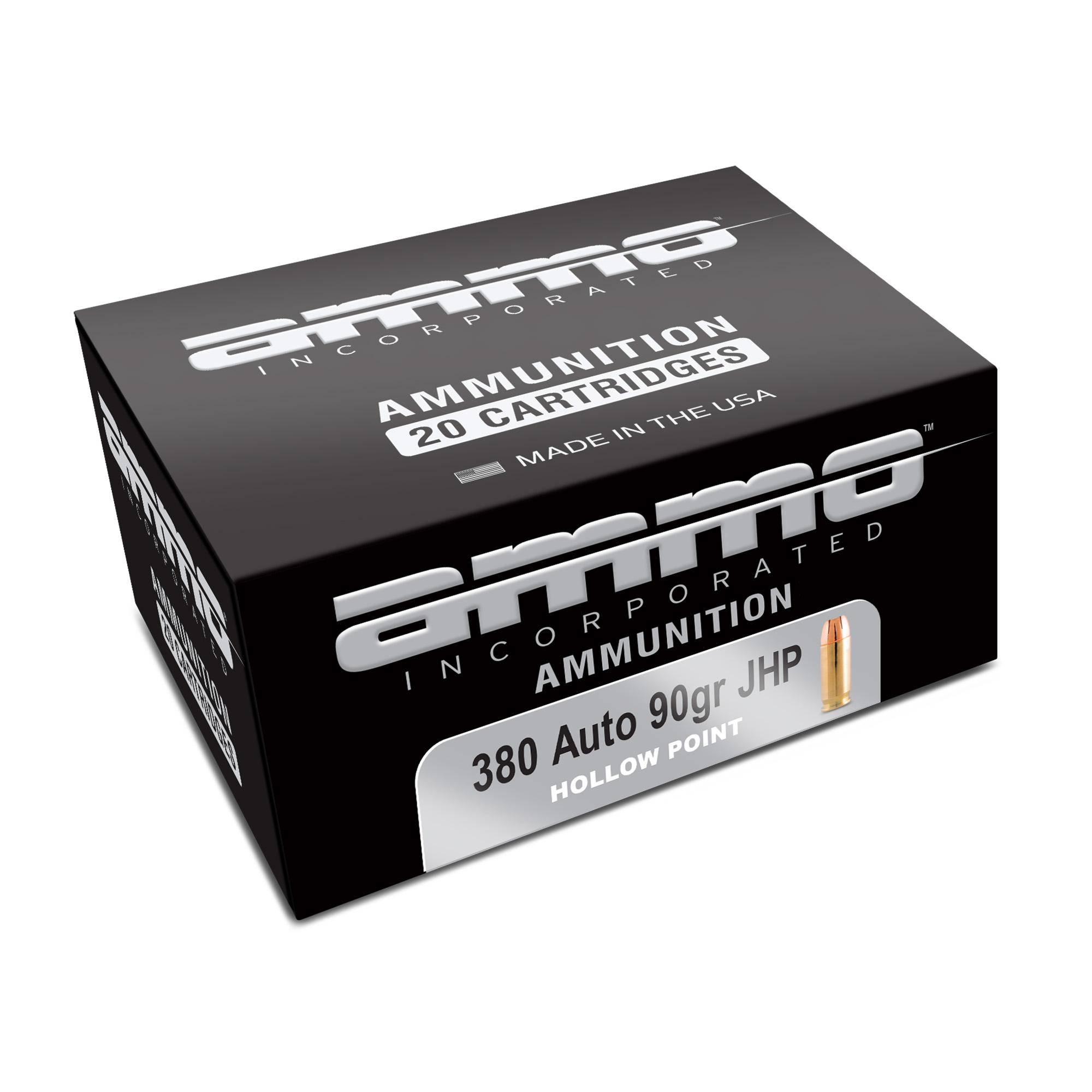 Ammo Inc Signature 380 ACP 90gr Jacketed Hollow Point – 20rd