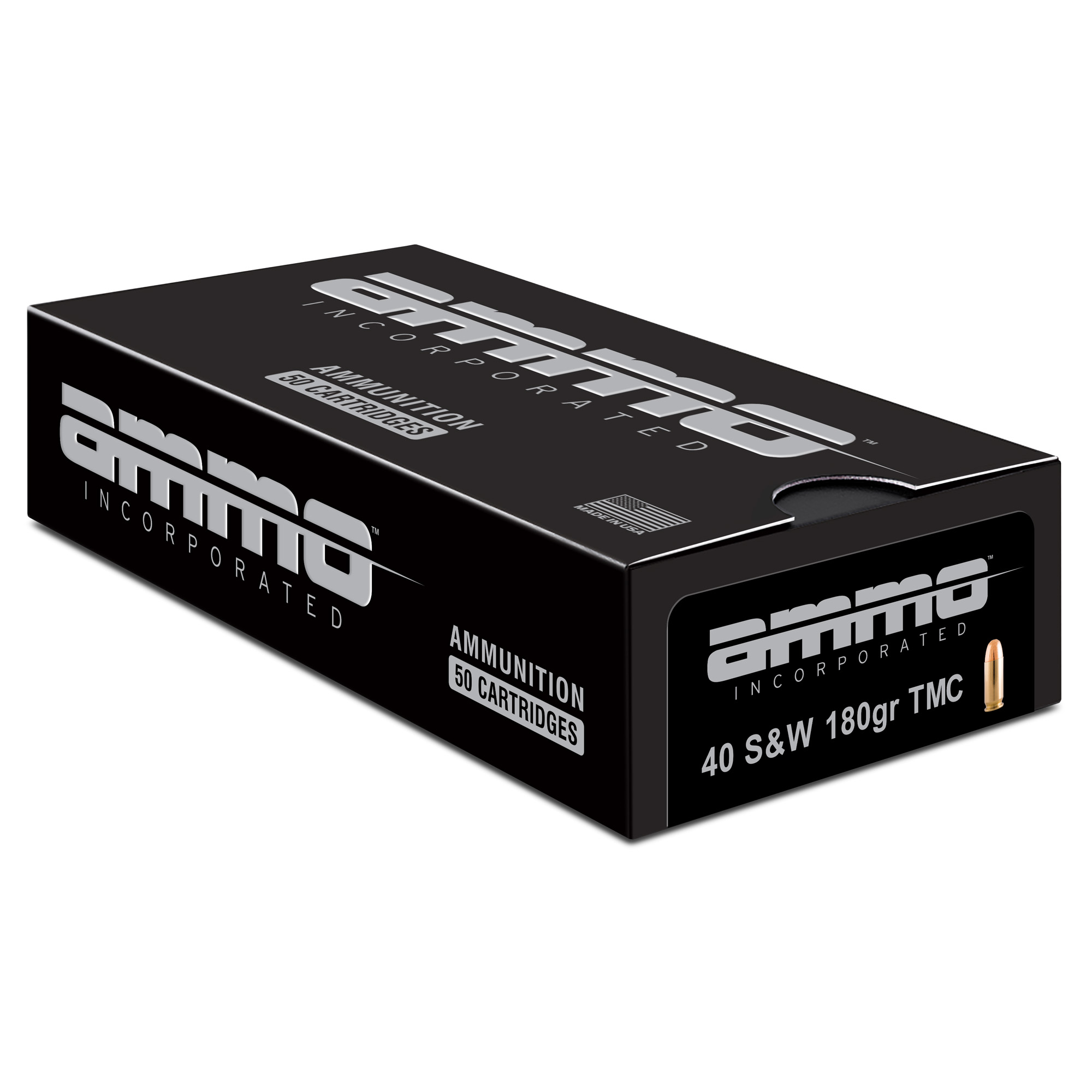 Ammo Inc Signature 40 S&W 180gr Total Metal Coating – 50rd