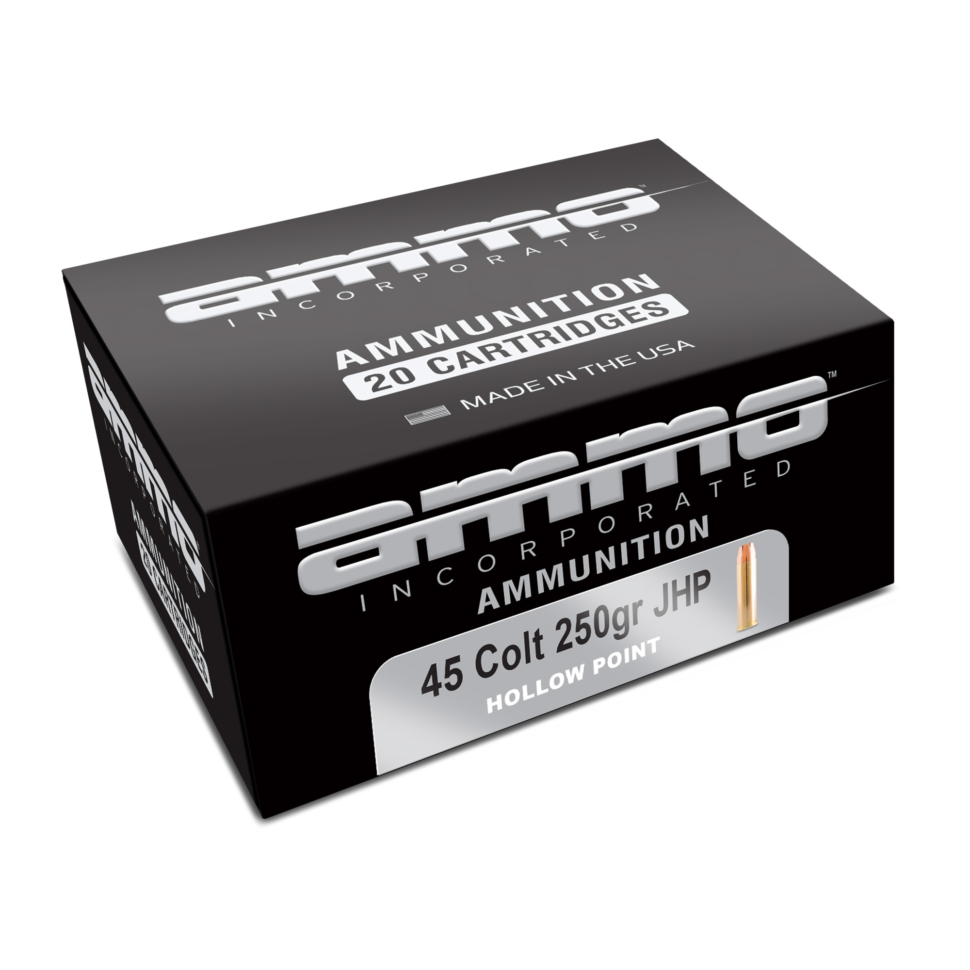 Ammo Inc Signature 45 Long Colt 250gr Jacketed Hollow Point – 20rd