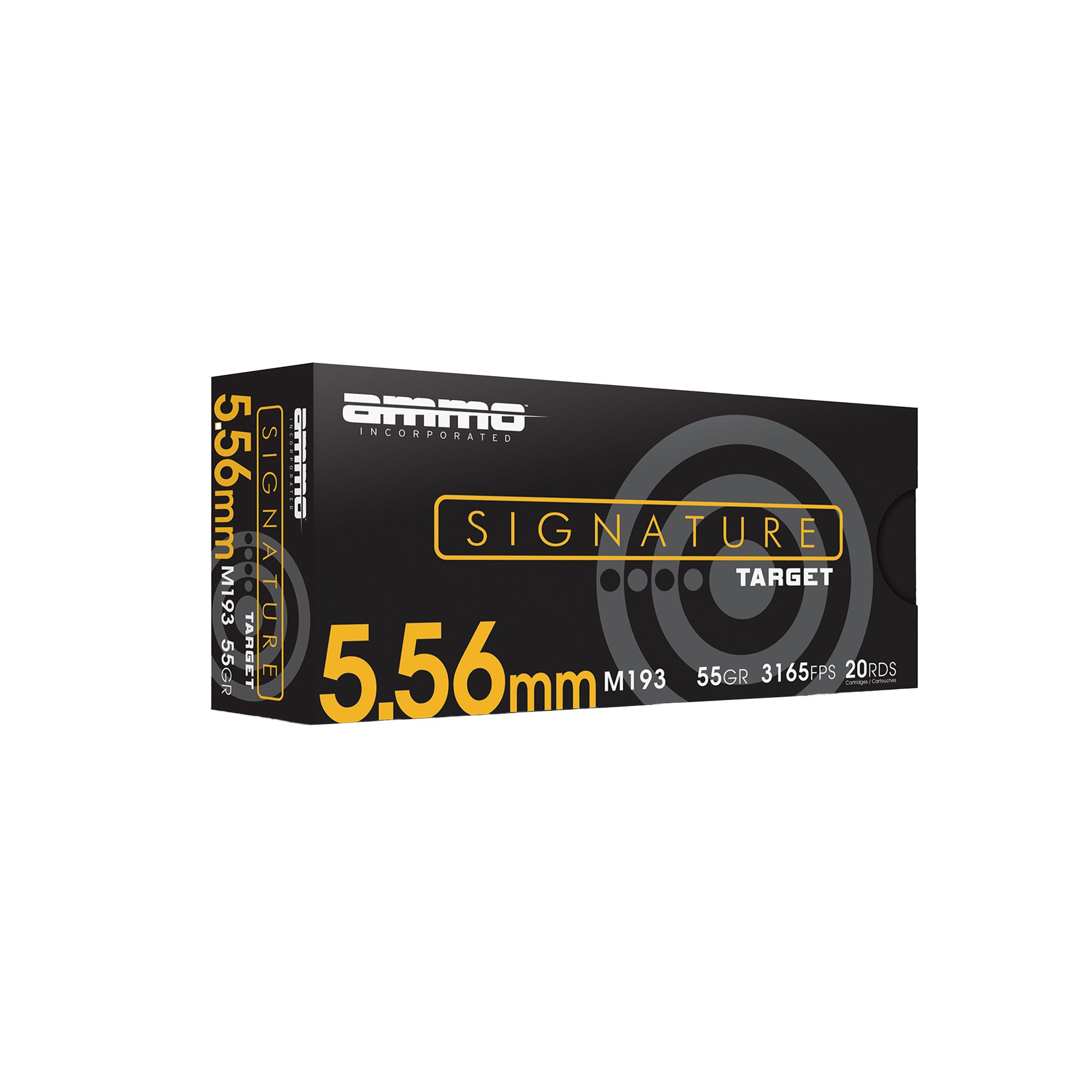 Ammo Inc Signature Target 5.56 NATO 55gr Full Metal Jacket – 20rd