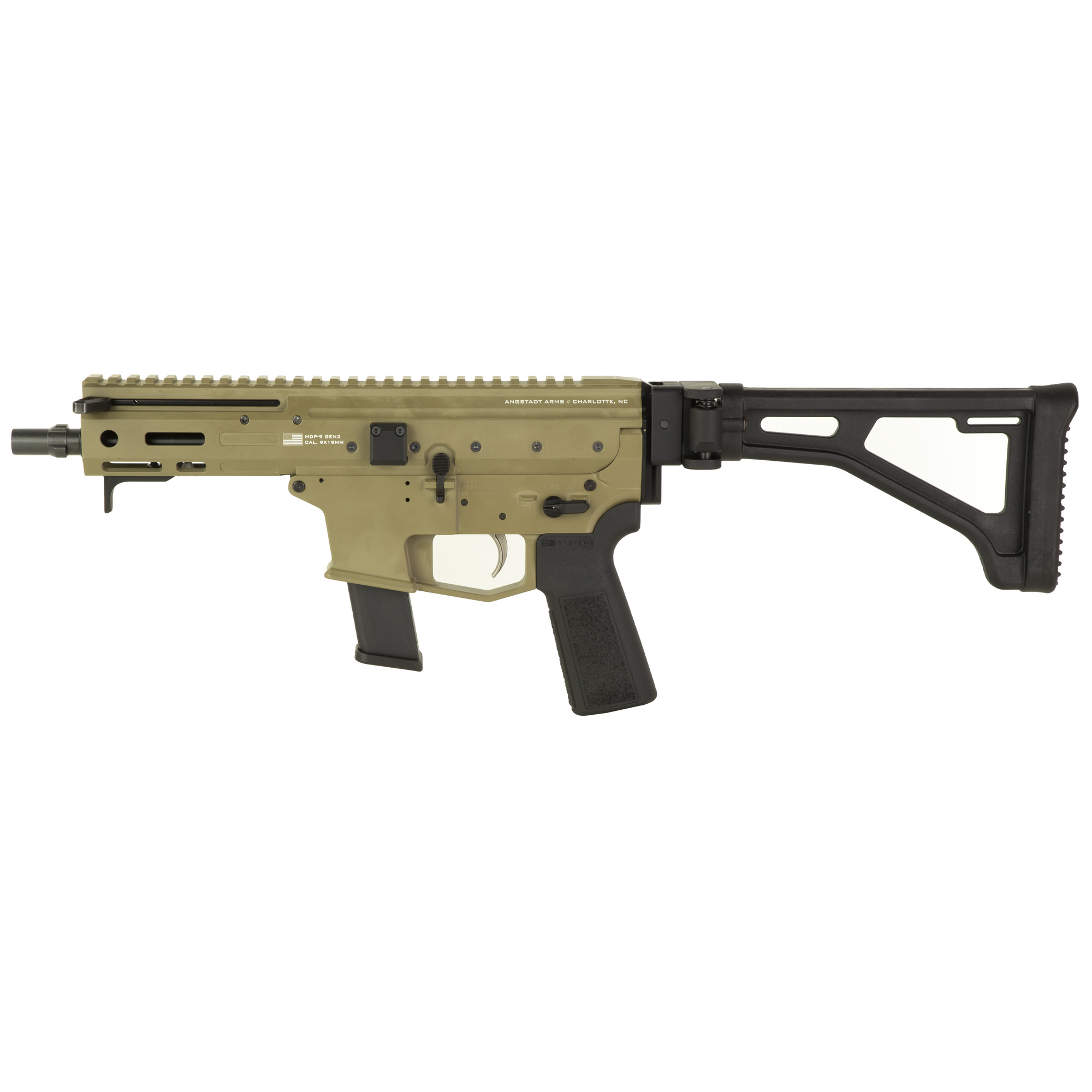 Angstadt Arms MDP-9 Gen2 6″ 9mm 27rd – Flat Dark Earth