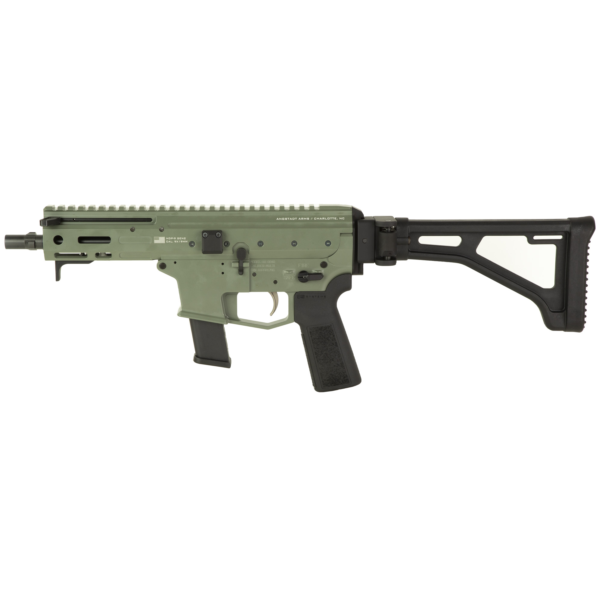 Angstadt Arms MDP-9 Gen2 6″ 9mm 27rd – Green