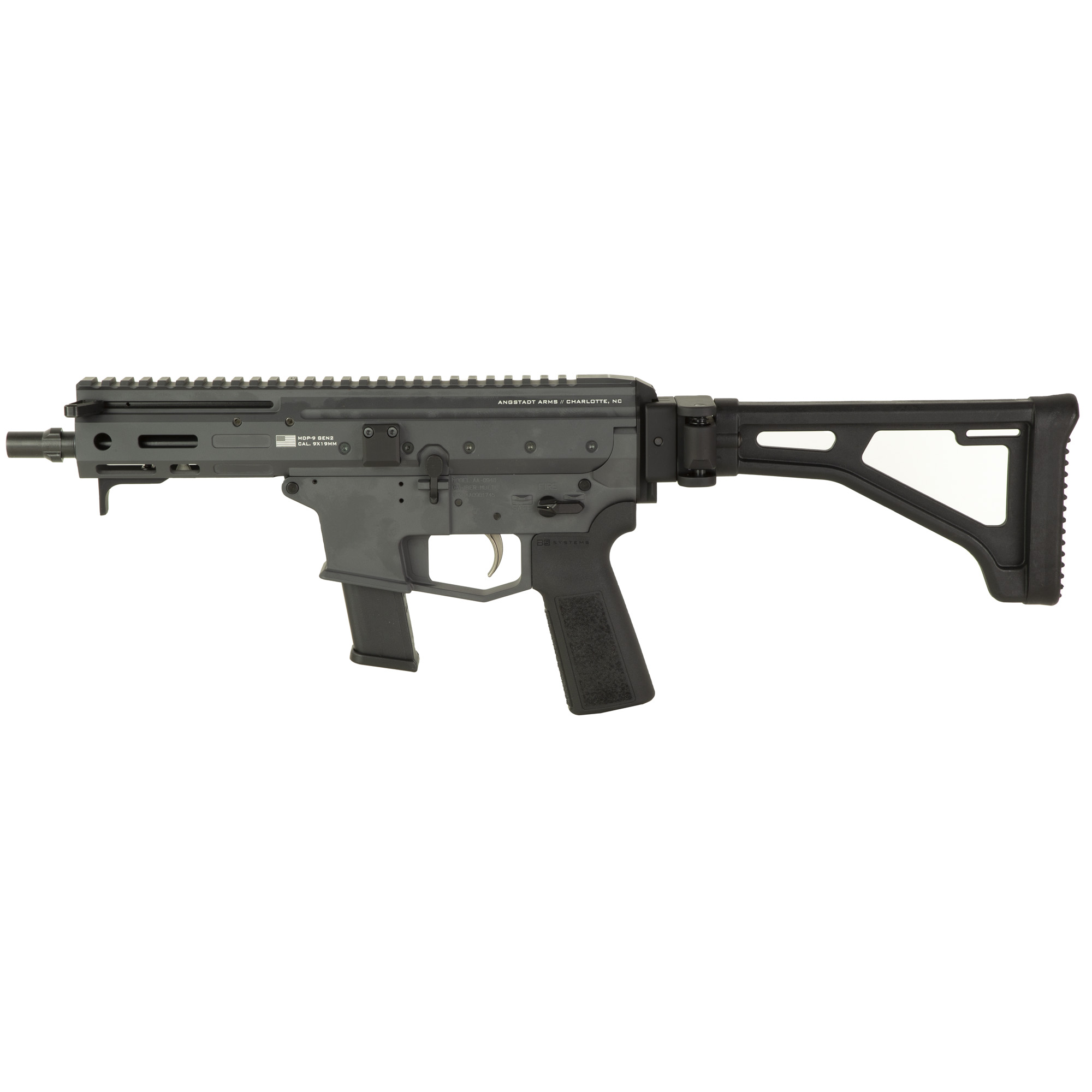 Angstadt Arms MDP-9 Gen2 6″ 9mm 27rd – Sniper Gray