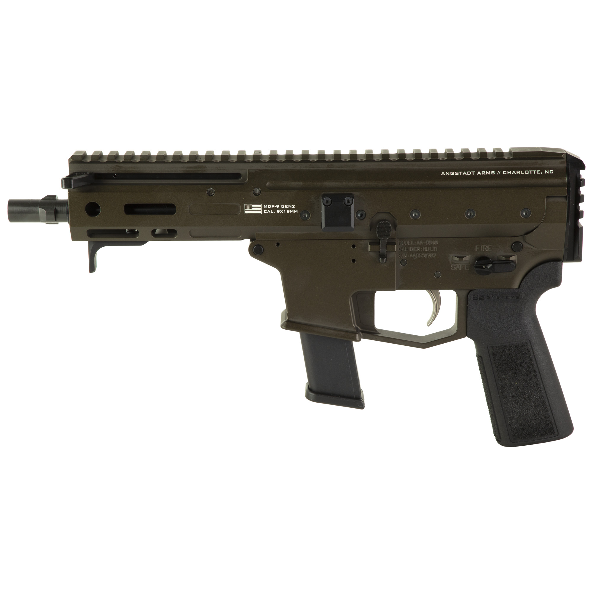 Angstadt Arms MDP-9 Gen2 6″ 9mm 27rd – Bronze