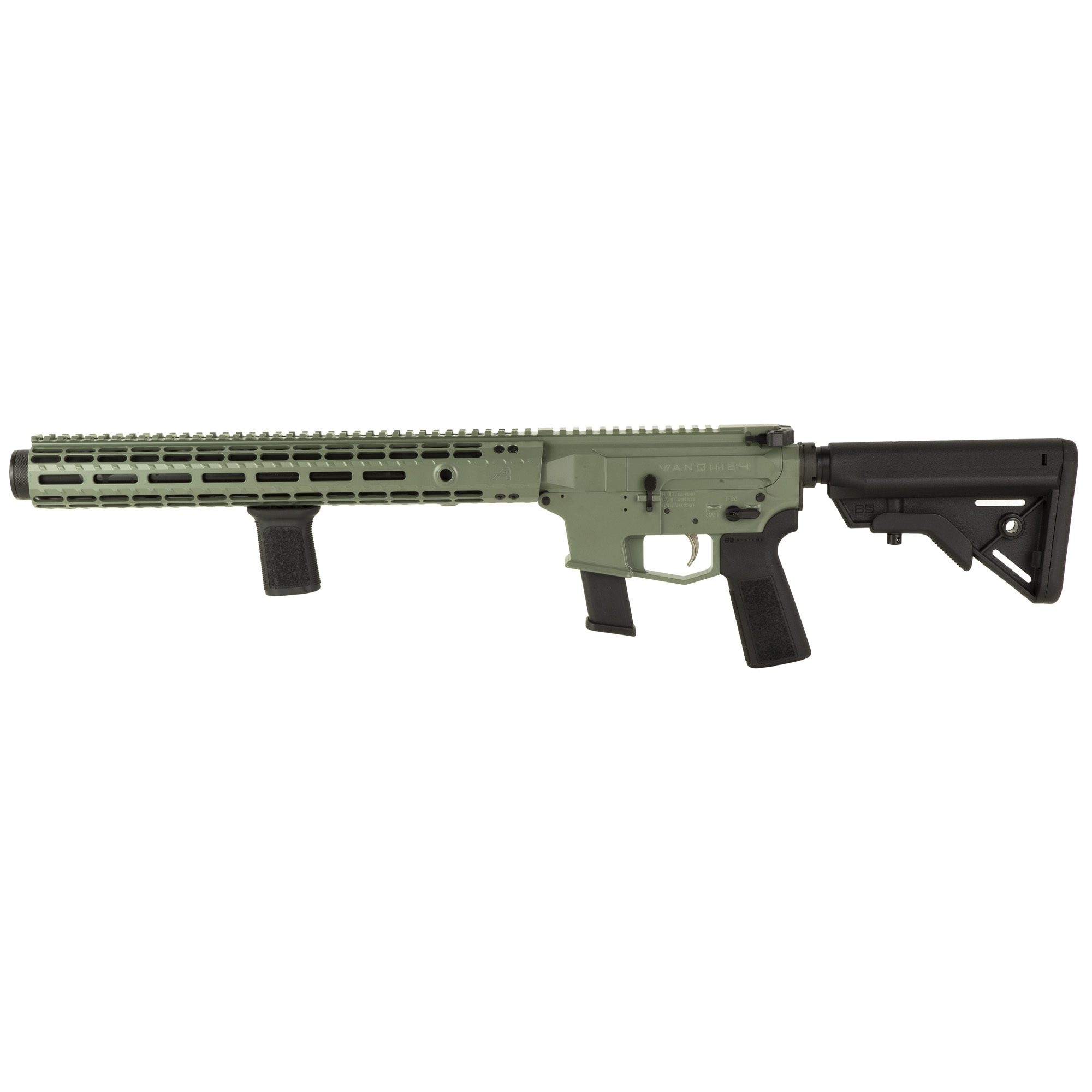 Angstadt Arms Vanquish-9 Suppressed Rifle 16″ 9mm 17rd – Green