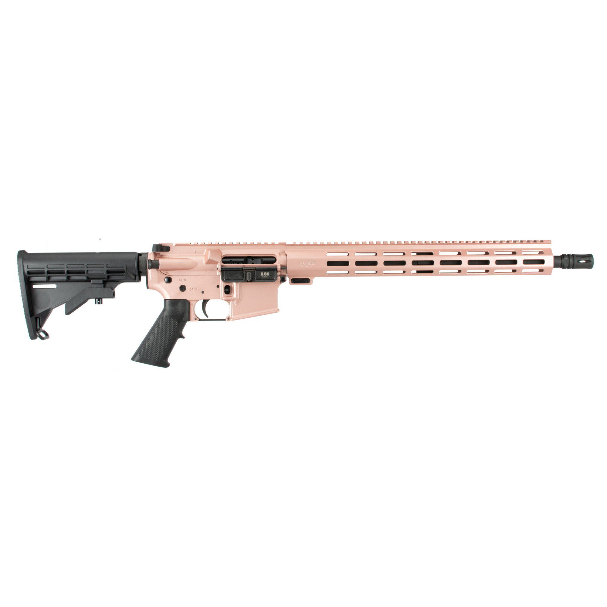 Alex Pro Firearms Guardian 16″ 5.56 NATO 30rd – Rose Gold