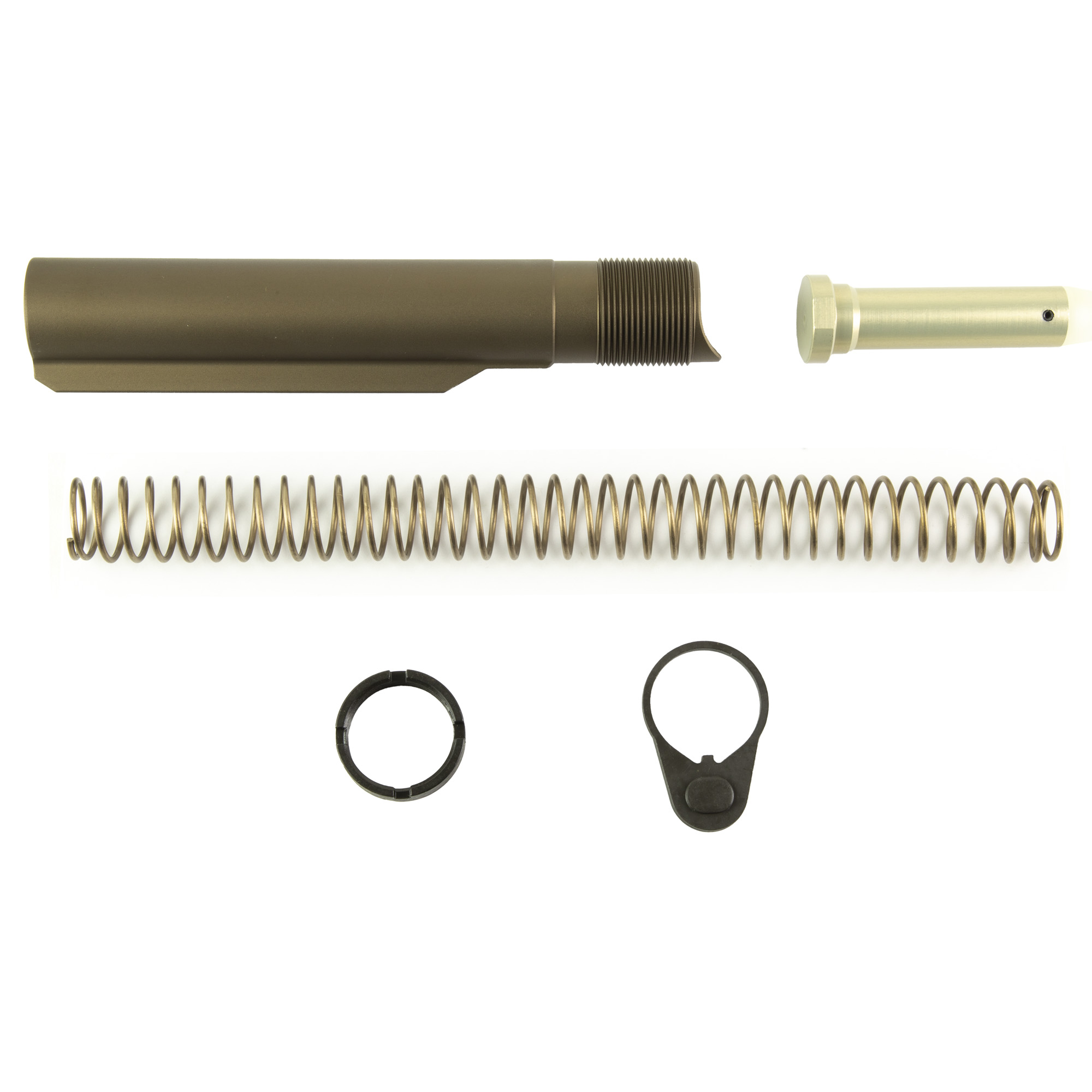 Aero Precision Enhanced Carbine Buffer Kit Buffer Tube Complete Assembly – Kodiak Brown