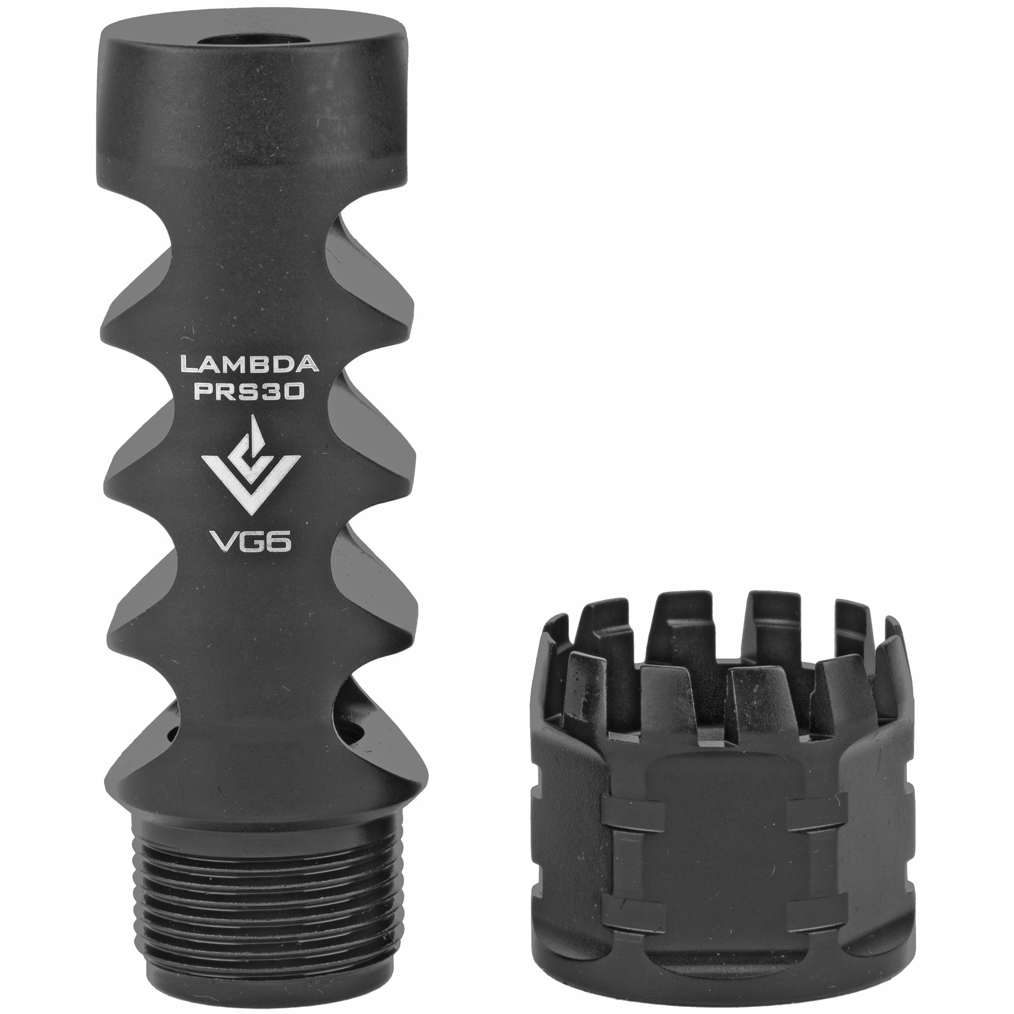 Aero Precision 5/8×24 Lambda PRS 308 Winchester 7.62mm Muzzle Brake – Black