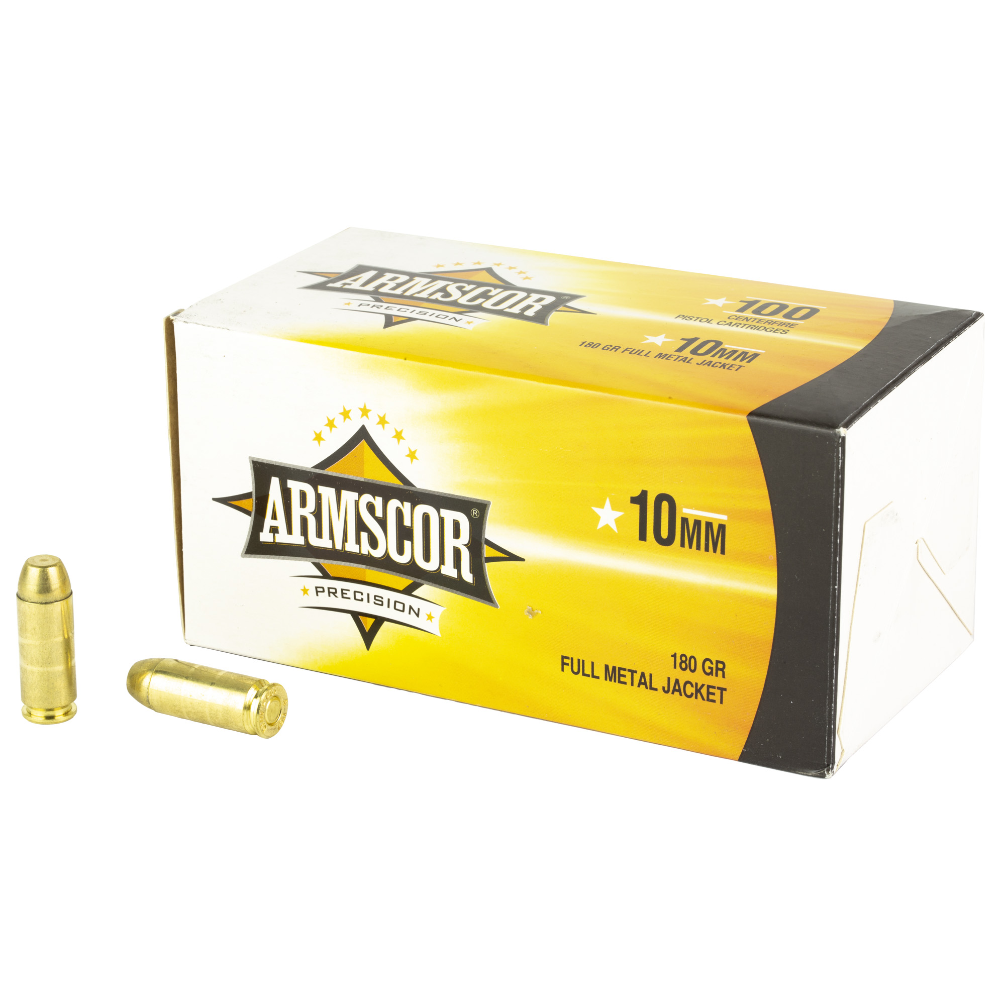 Armscor Ammo 10mm 180gr Full Metal Jacket – 100rd