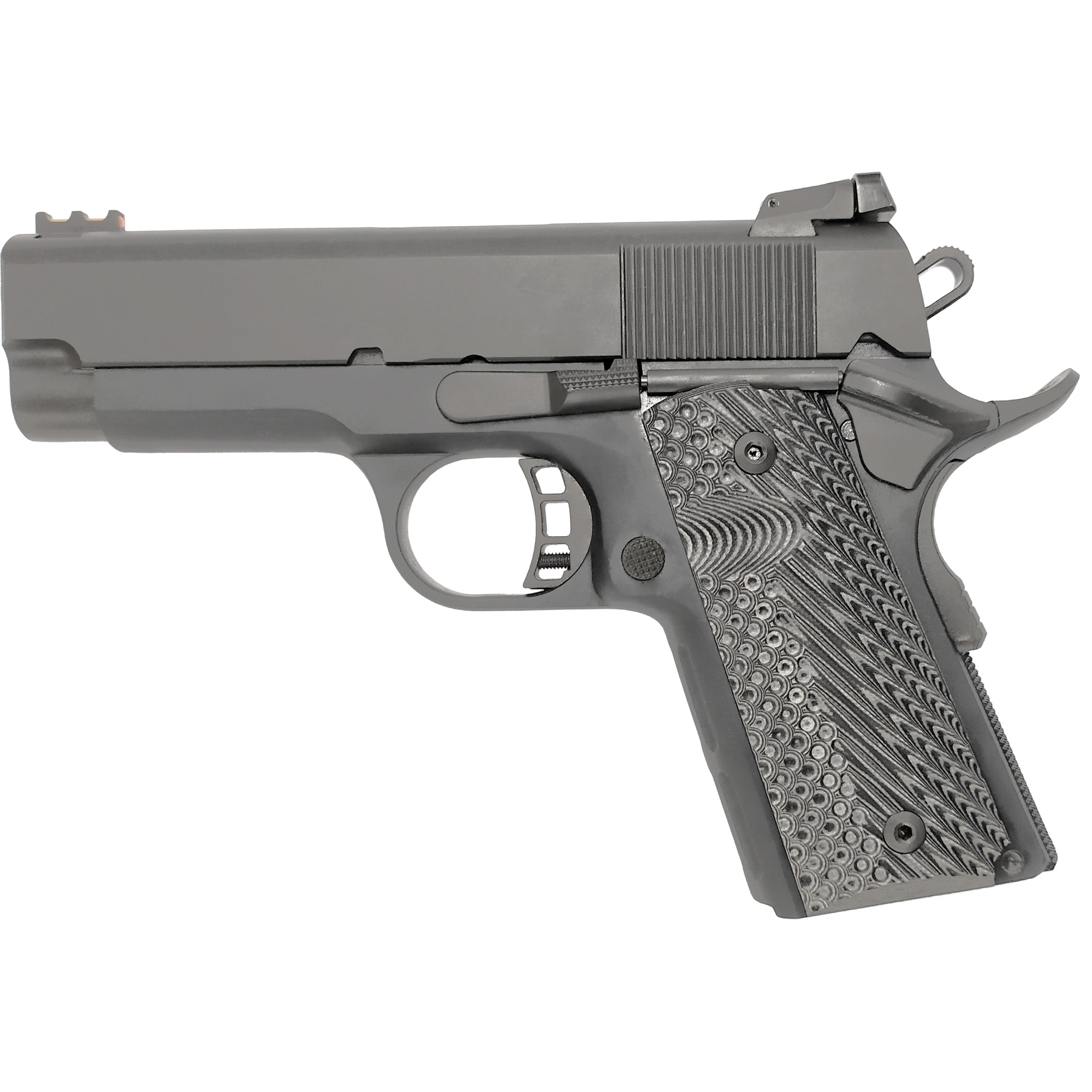 Armscor Rock Ultra CS-L Combo 1911 3.6″ 22 TCM9R 9mm 8rd Fiber Optic Front/Adjustable Rear – Black