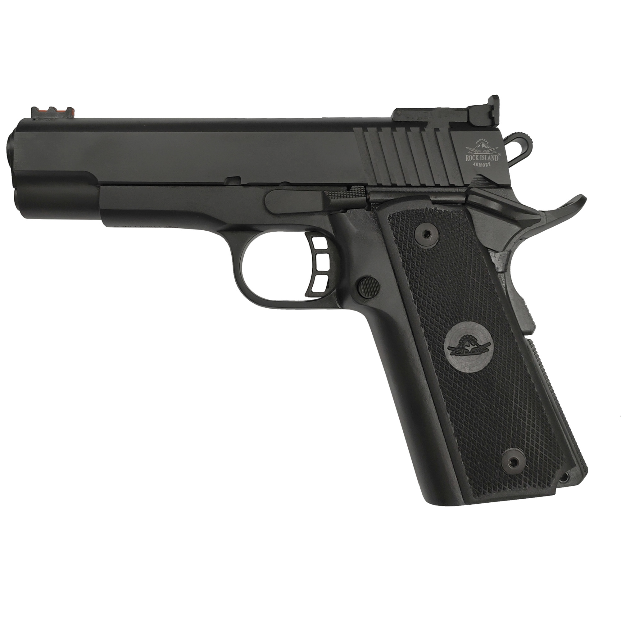 Armscor TCM Standard MS 22TCM 1911 4.3″ 22 TCM 17rd Fiber Optic Front/Adjustable Rear – Black