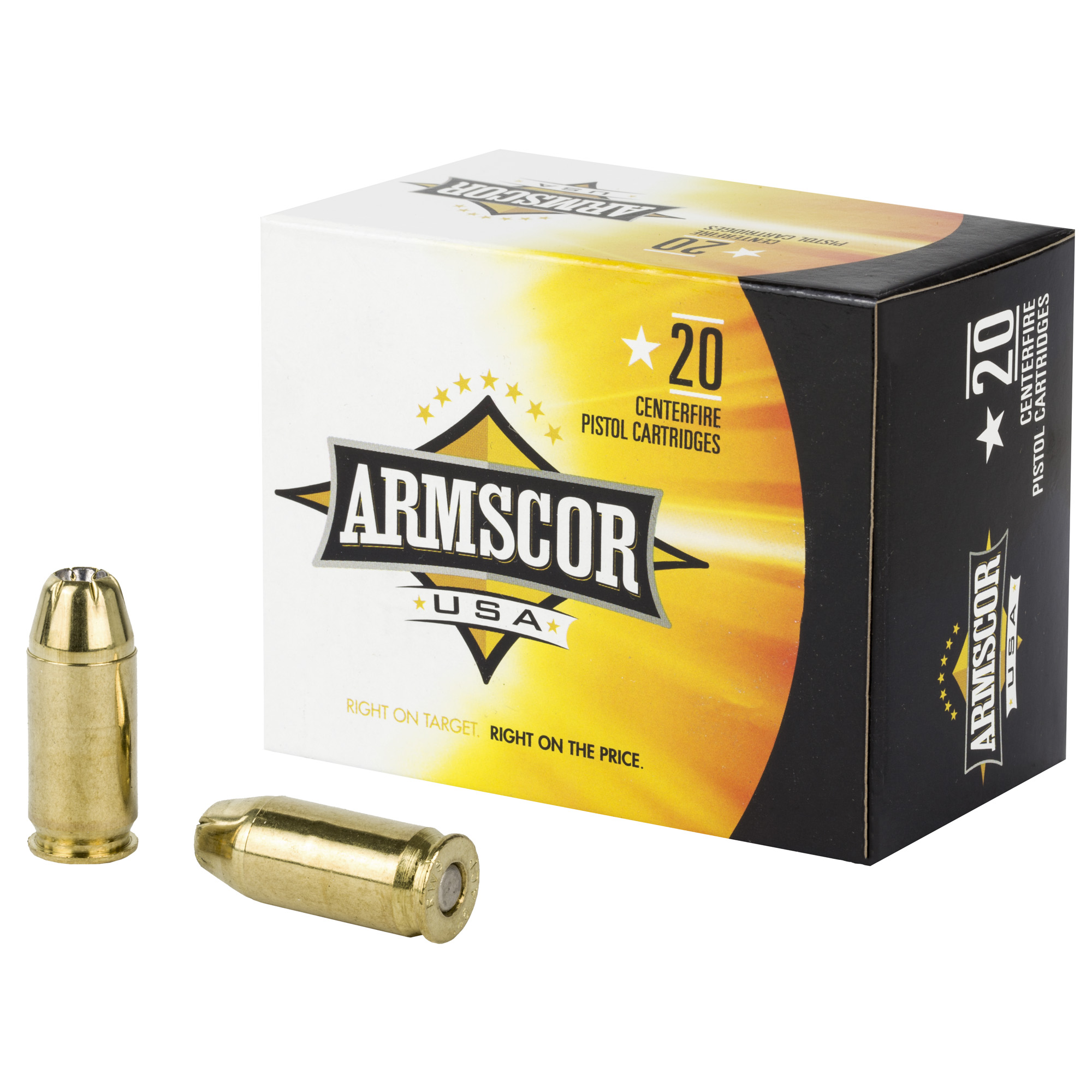 Armscor Ammo 45 ACP 230gr Jacketed Hollow Point – 20rd