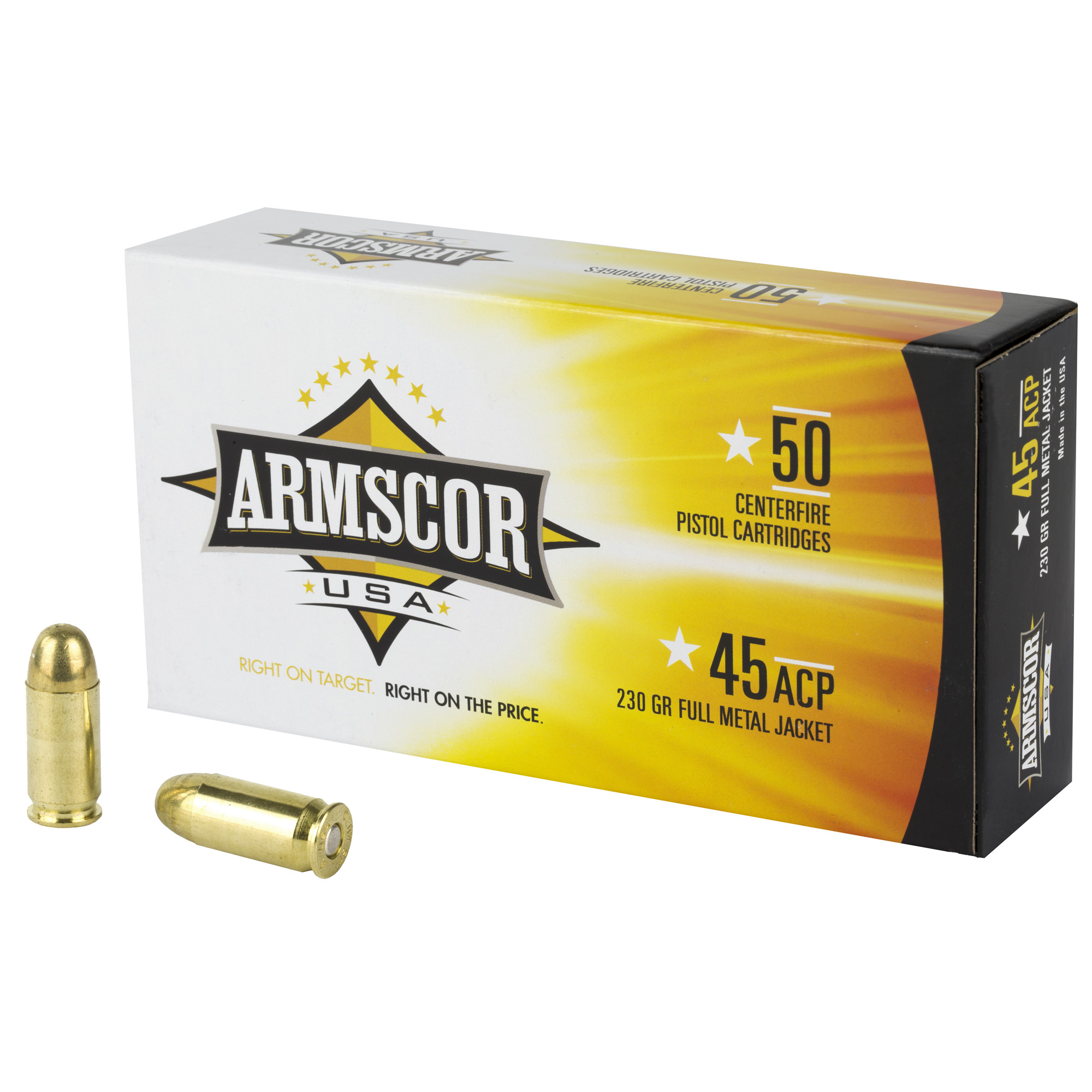 Armscor Ammo 45 ACP 230gr Full Metal Jacket – 50rd