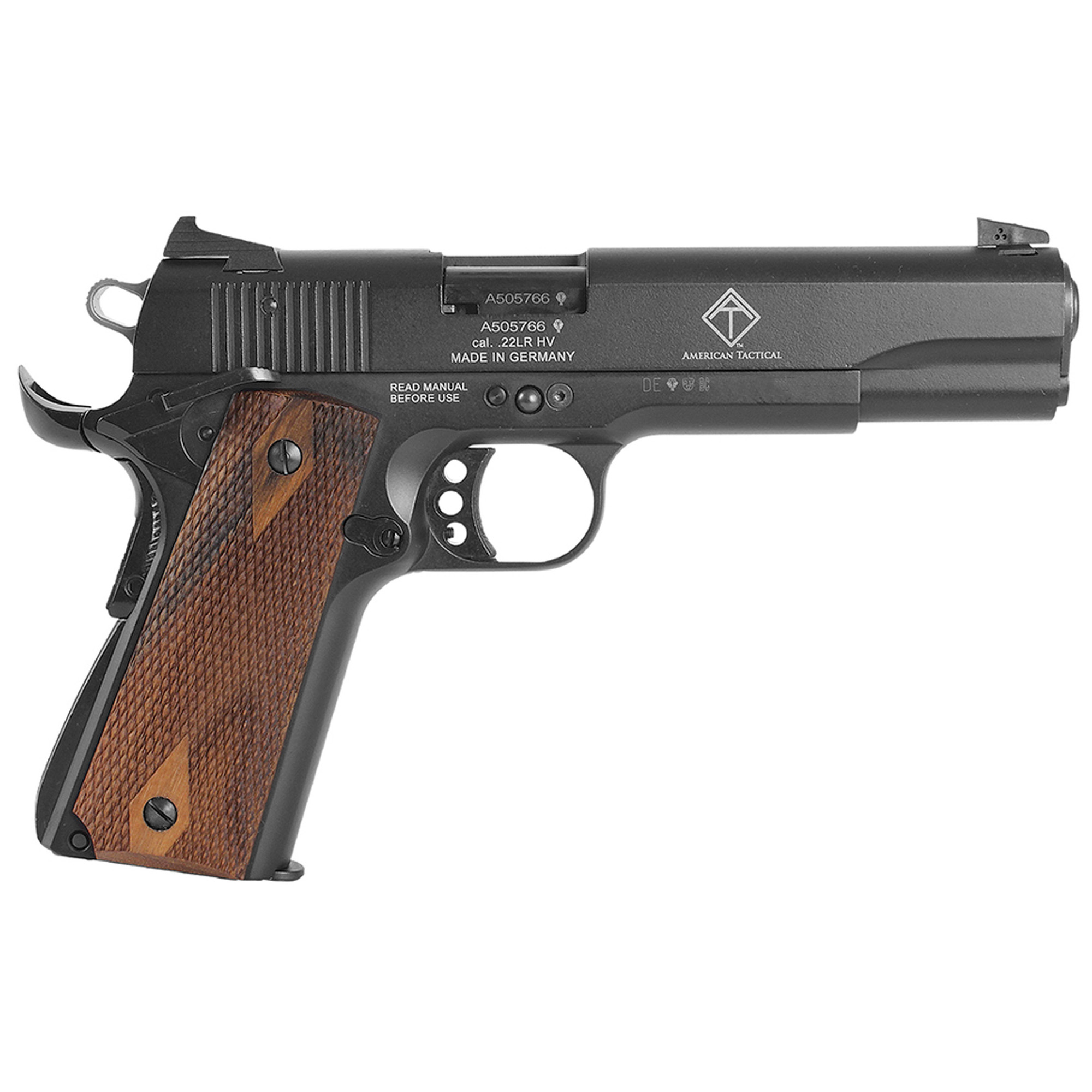 American Tactical (ATI) M1911 Single Action 5″ 22 LR 10rd – Blue