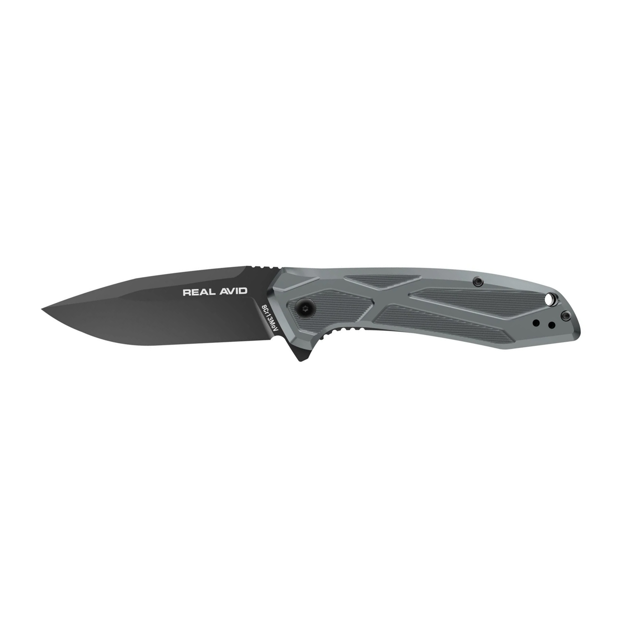 Real Avid RAV-2 Stainless Steel Folding Knife 3.25″ – Blue