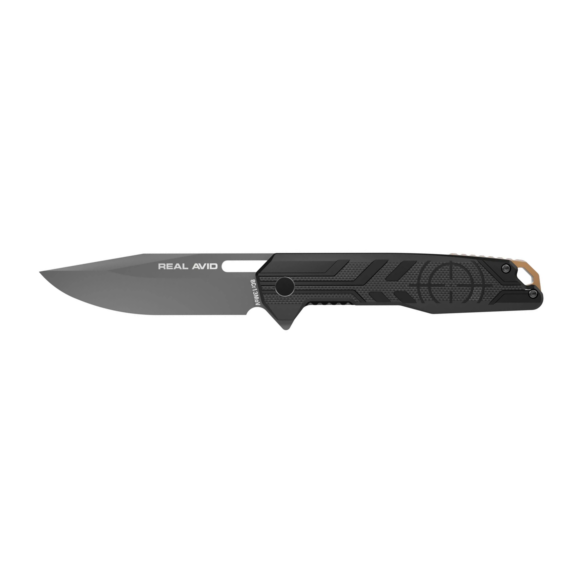 Real Avid RAV-7 Stainless Steel Folding Knife 3.25″ – Gray