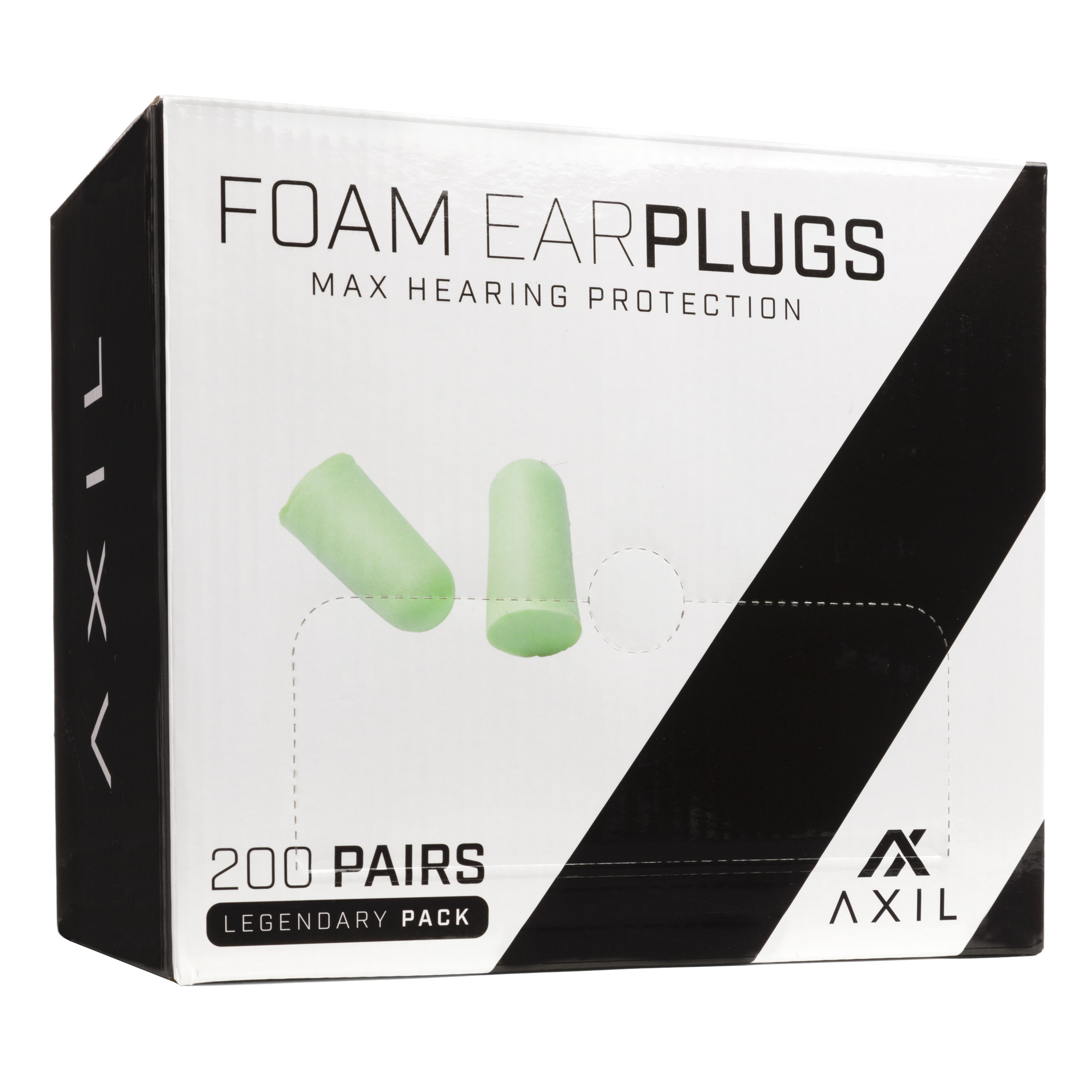 AXIL Foam Ear Plugs – 200 – Green