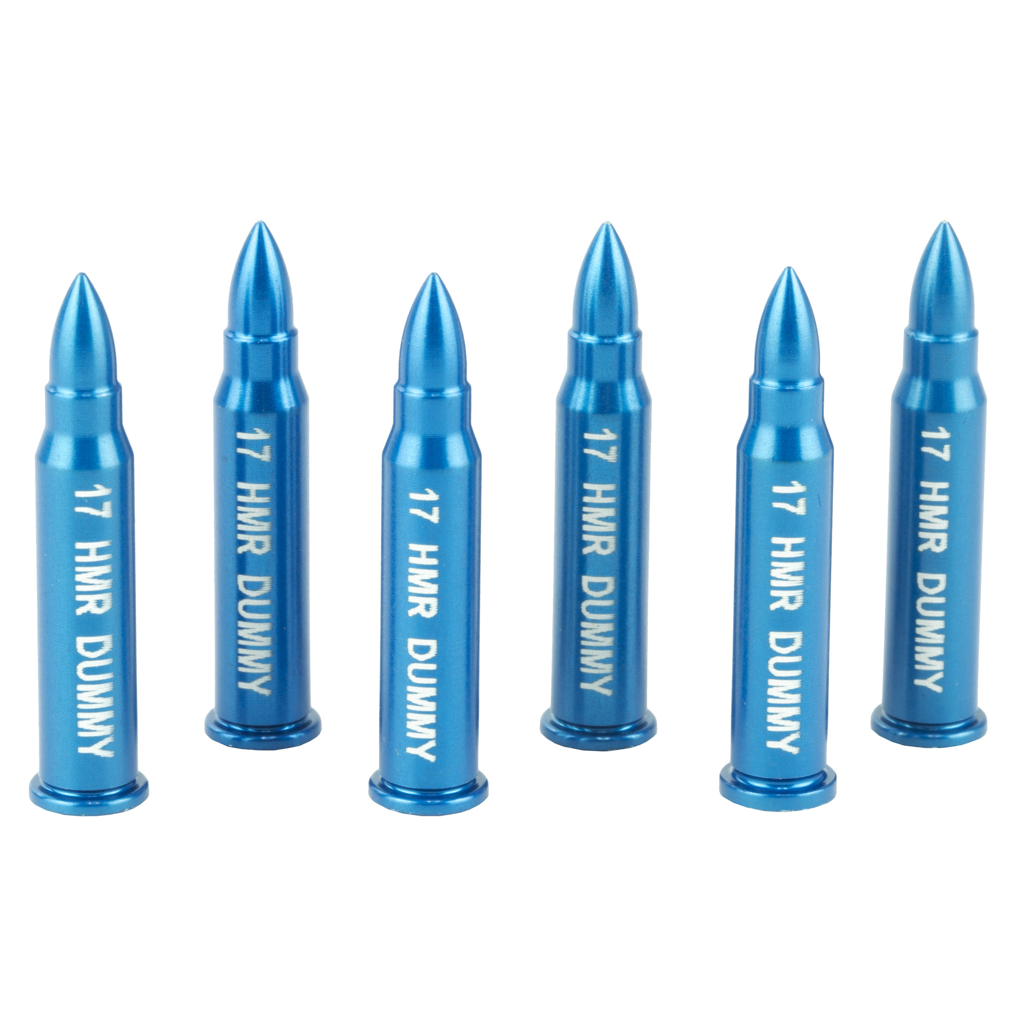 A-Zoom 17 HMR Aluminum Snap Caps – 6/Pack – Blue