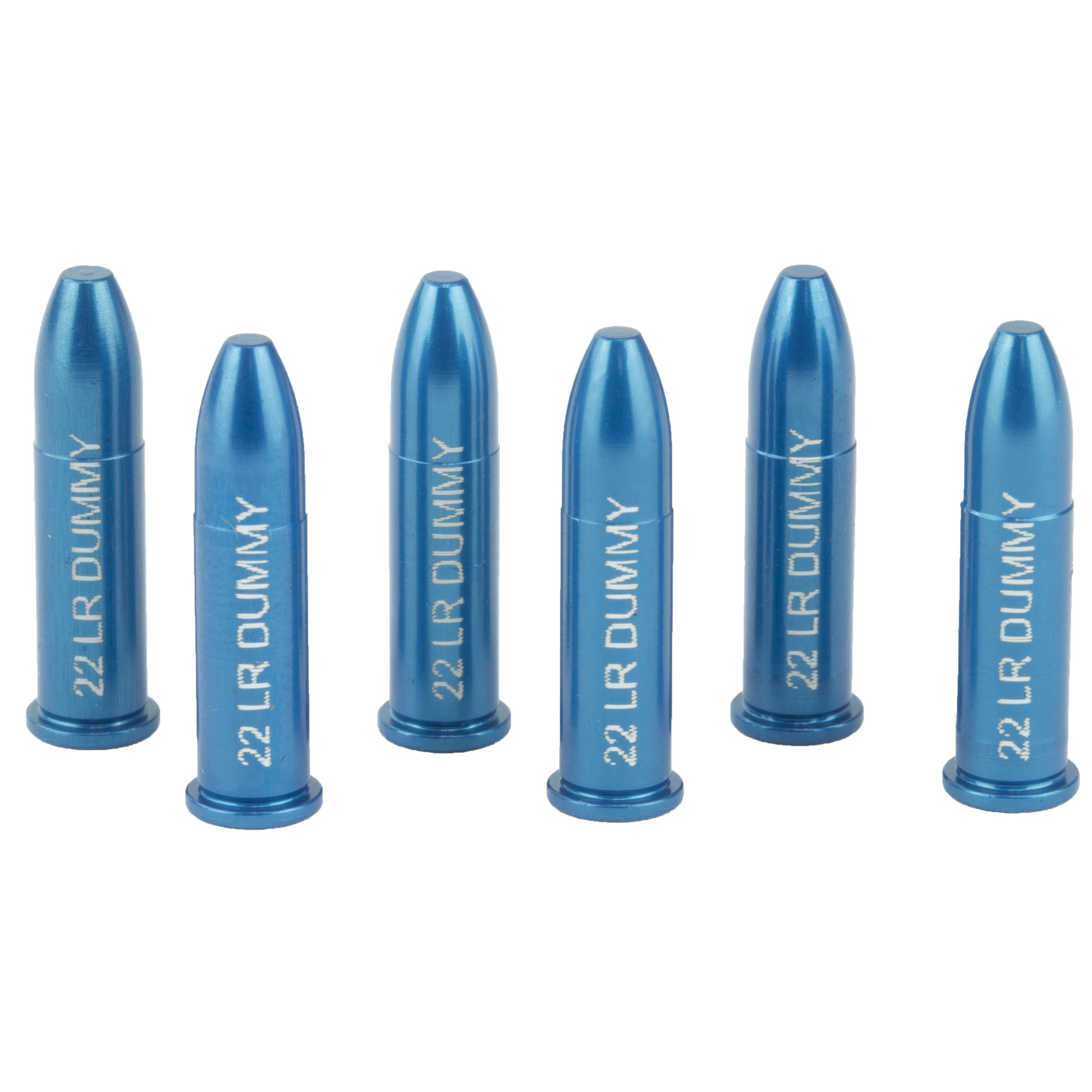 A-Zoom 22 LR Aluminum Snap Caps – 6/Pack – Blue