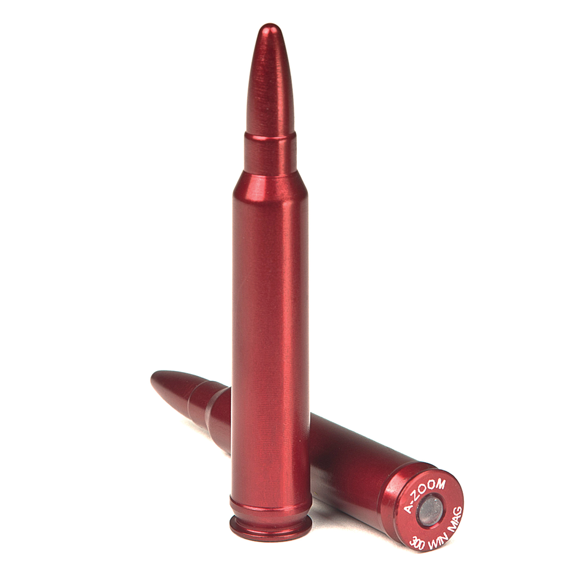 A-Zoom 300 Winchester Magnum Aluminum Snap Caps – 2/Pack – Red