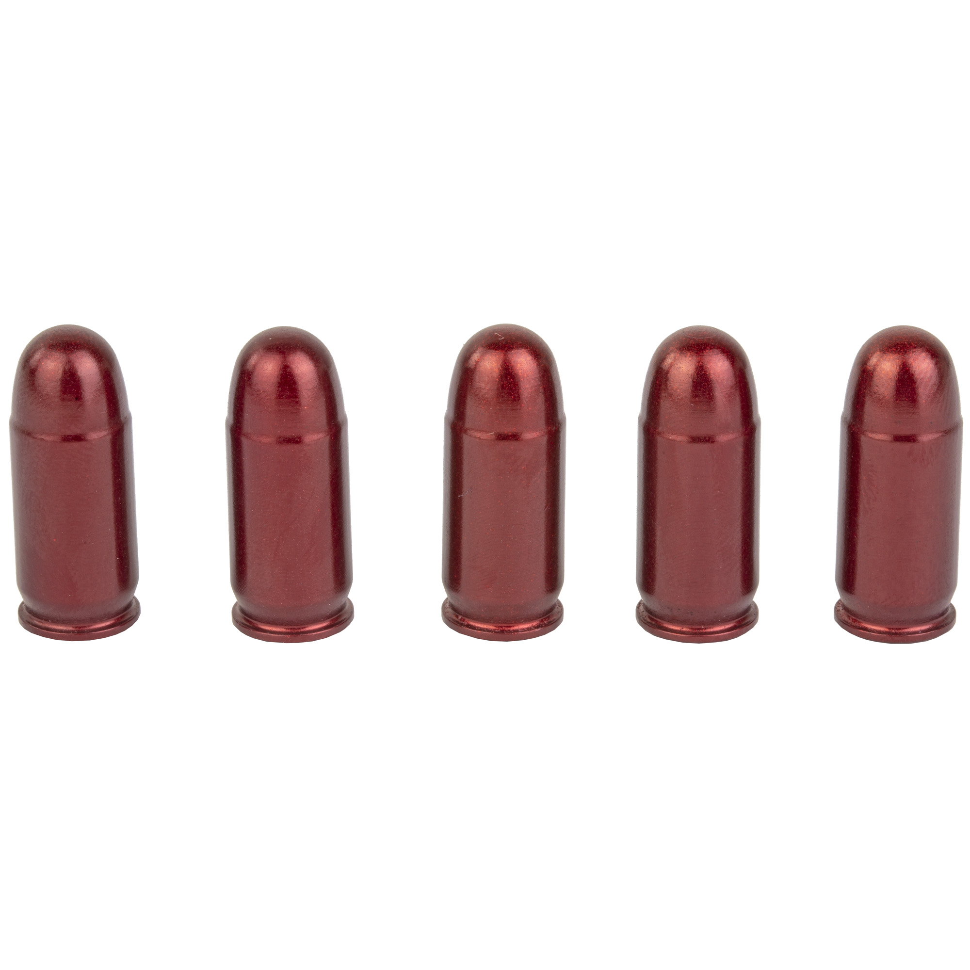 A-Zoom 380 ACP Aluminum Snap Caps – 5/Pack – Red