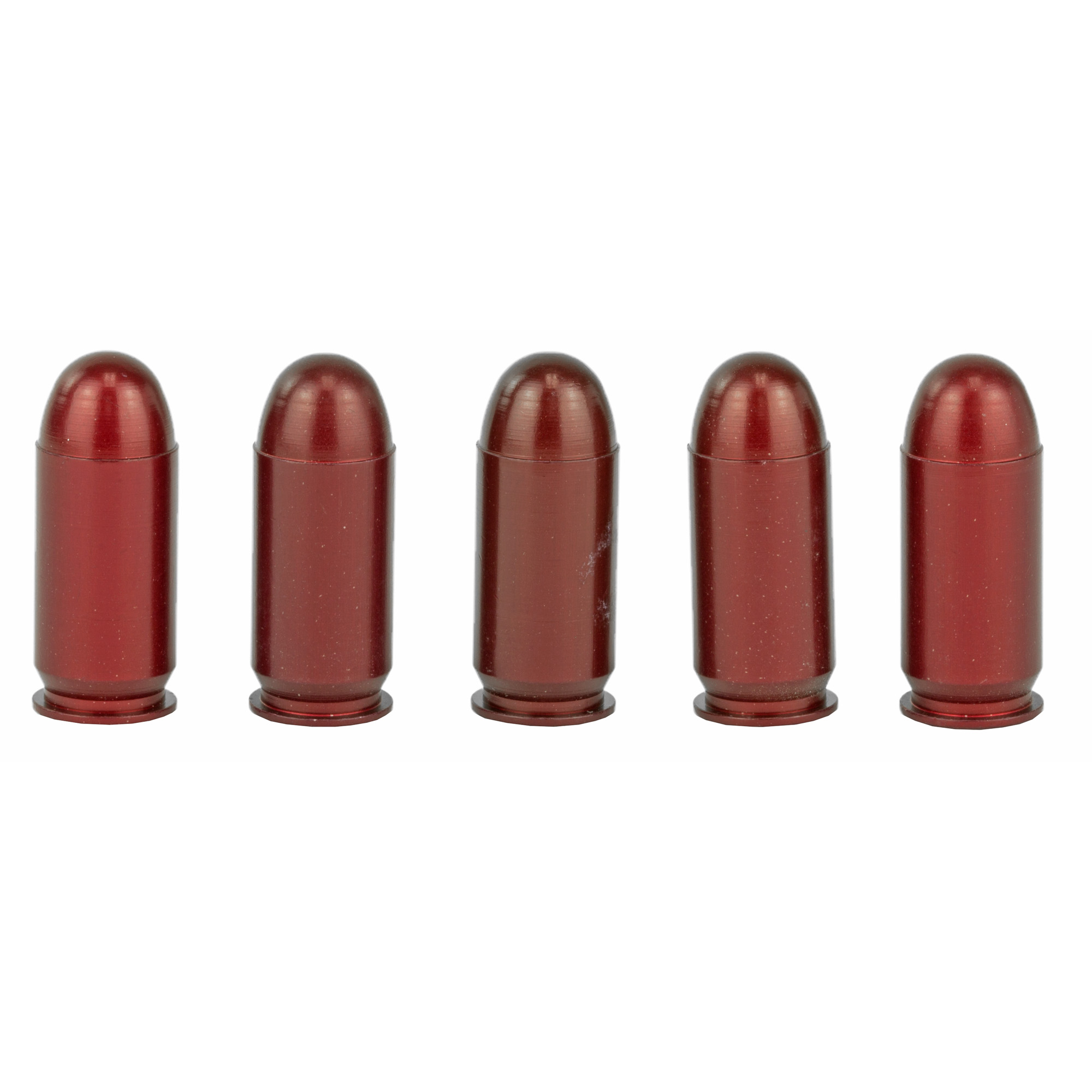 A-Zoom 45 ACP Aluminum Snap Caps – 5/Pack – Red